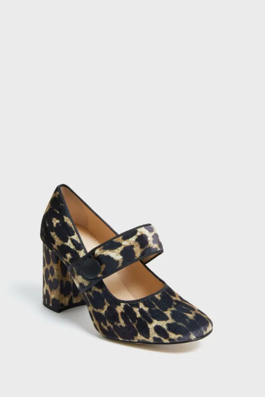 Leopard Velvet Ellie Heels sold by Tuckernuck