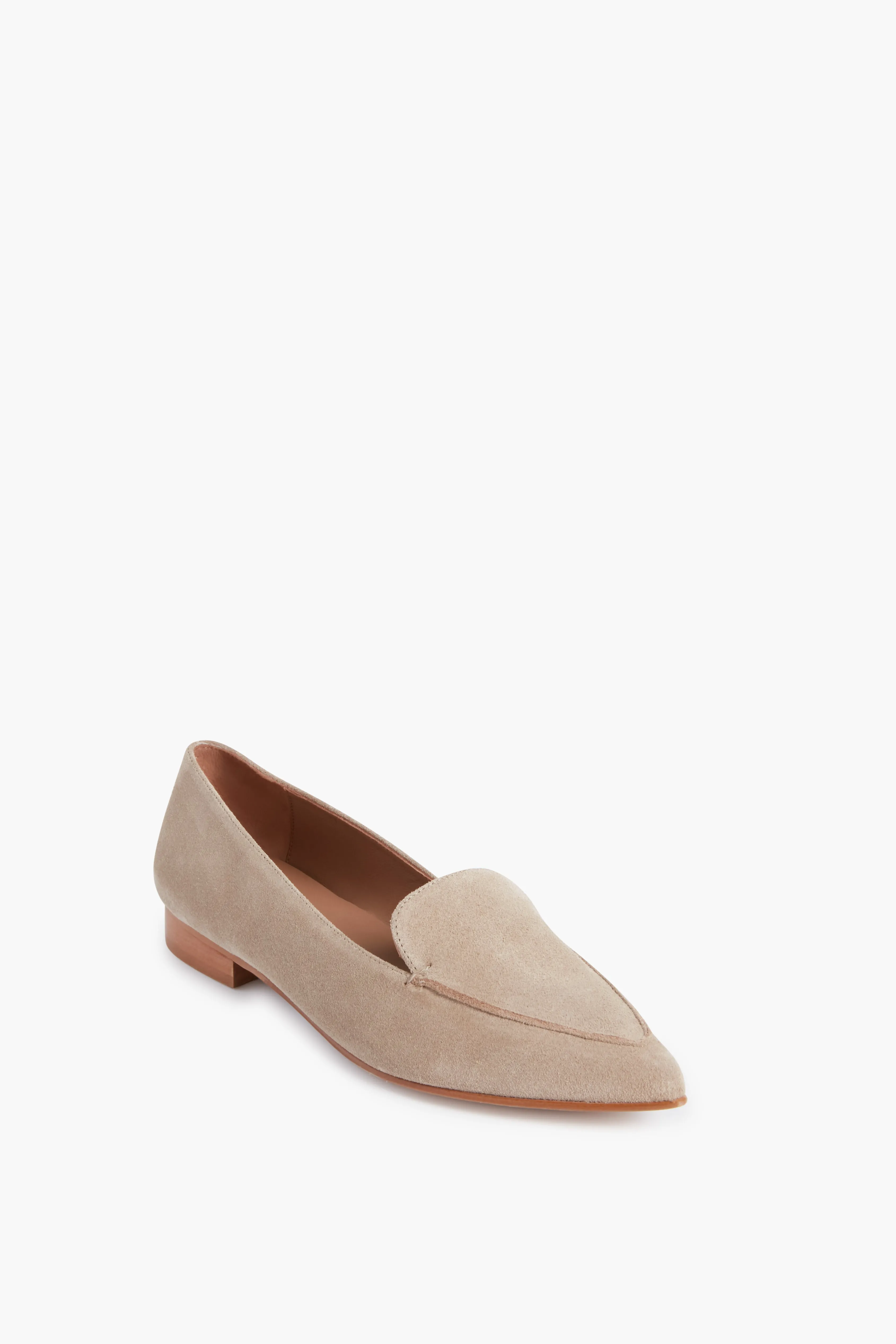 Beige Suede Alex Flats sold by Tuckernuck