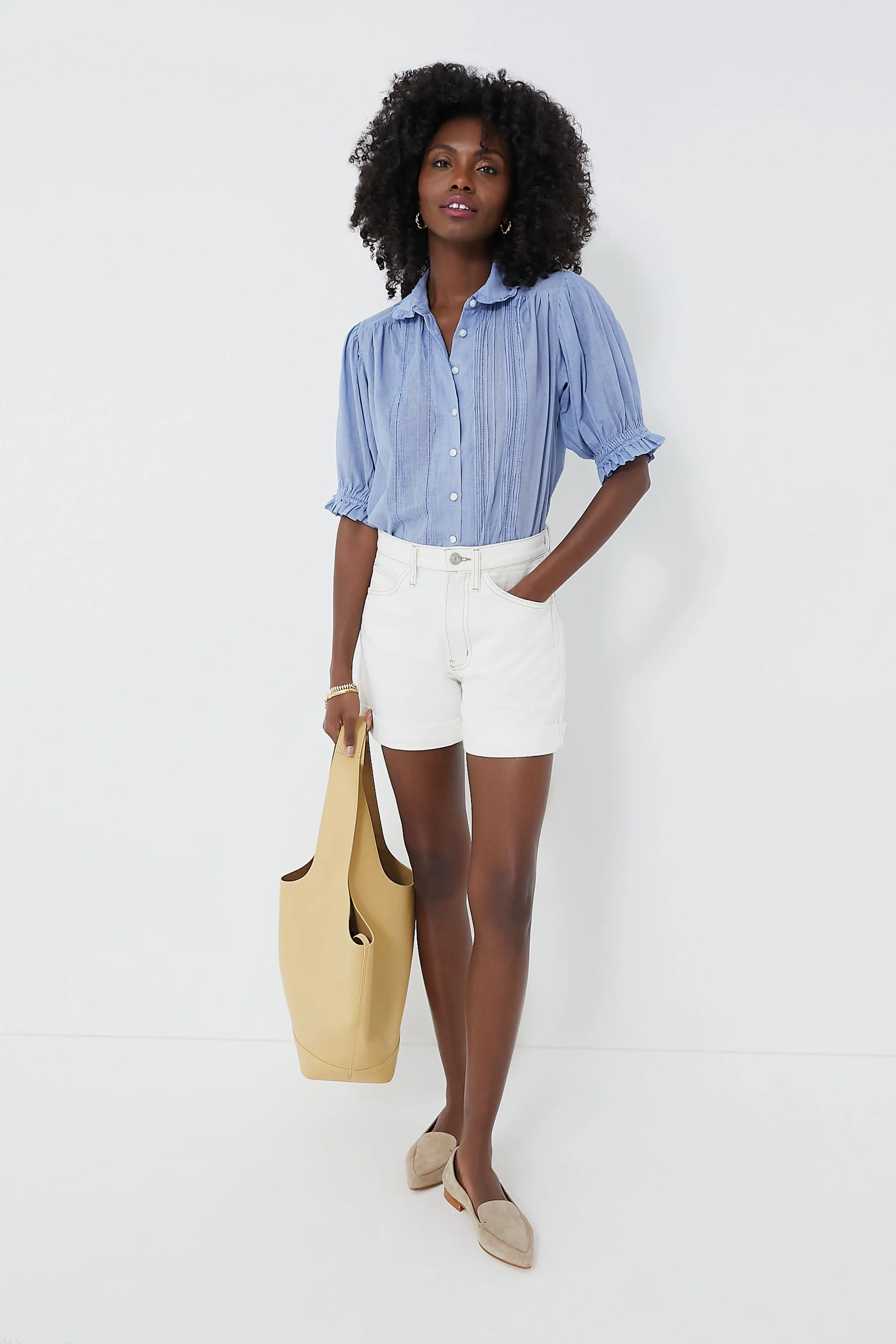 Beige Suede Alex Flats sold by Tuckernuck product image thumbnail 2