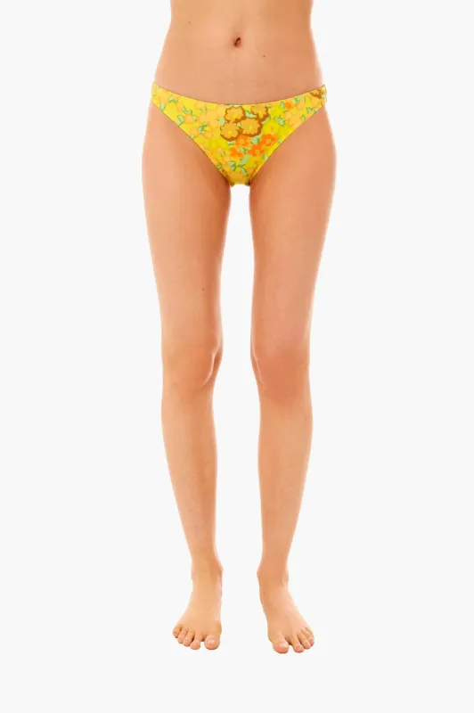 Yellow Blossom Printed Bikini Bottom sold by Tuckernuck