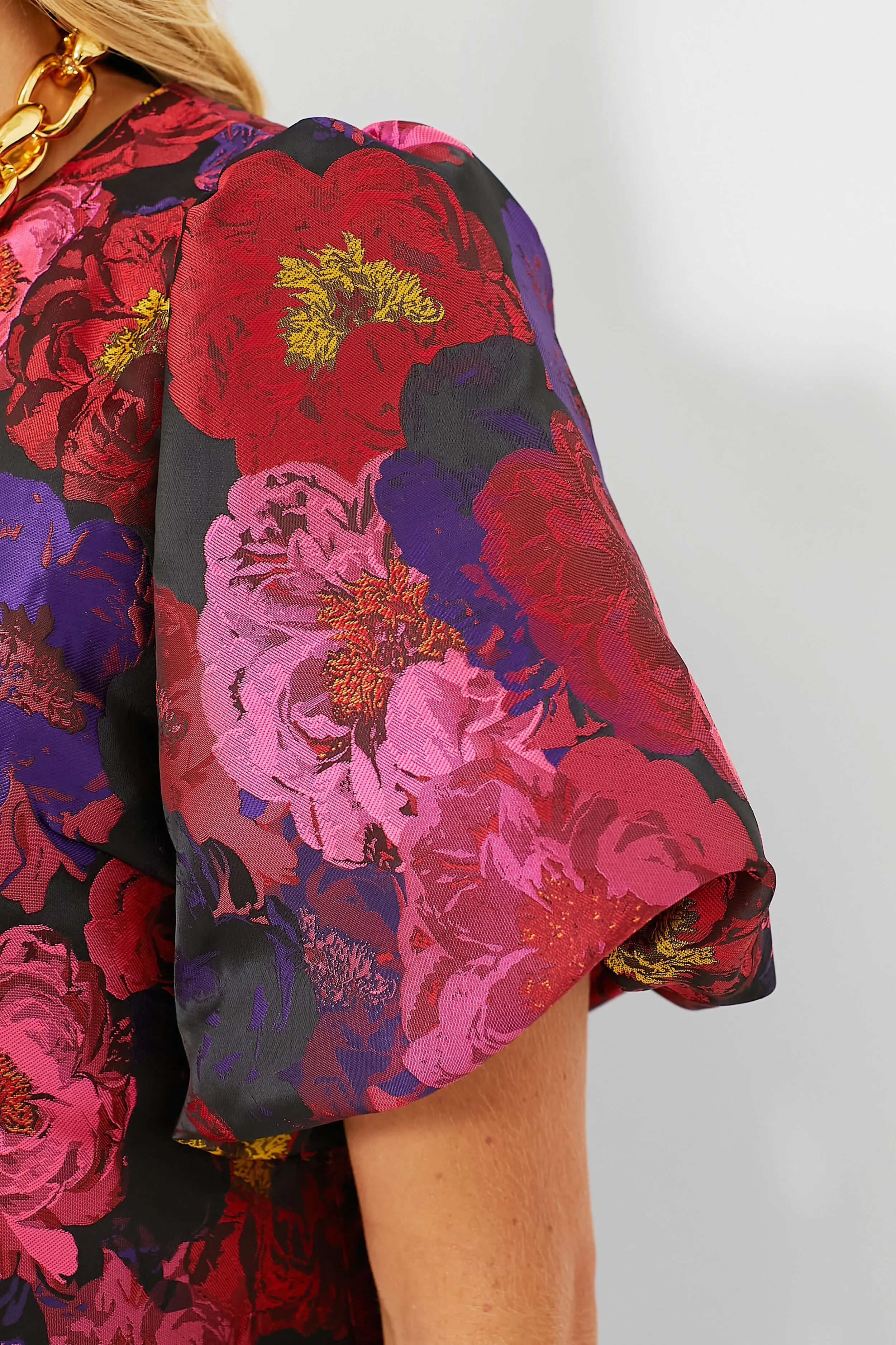 Camellia Jacquard Lyla Blouse sold by Tuckernuck product image thumbnail 5