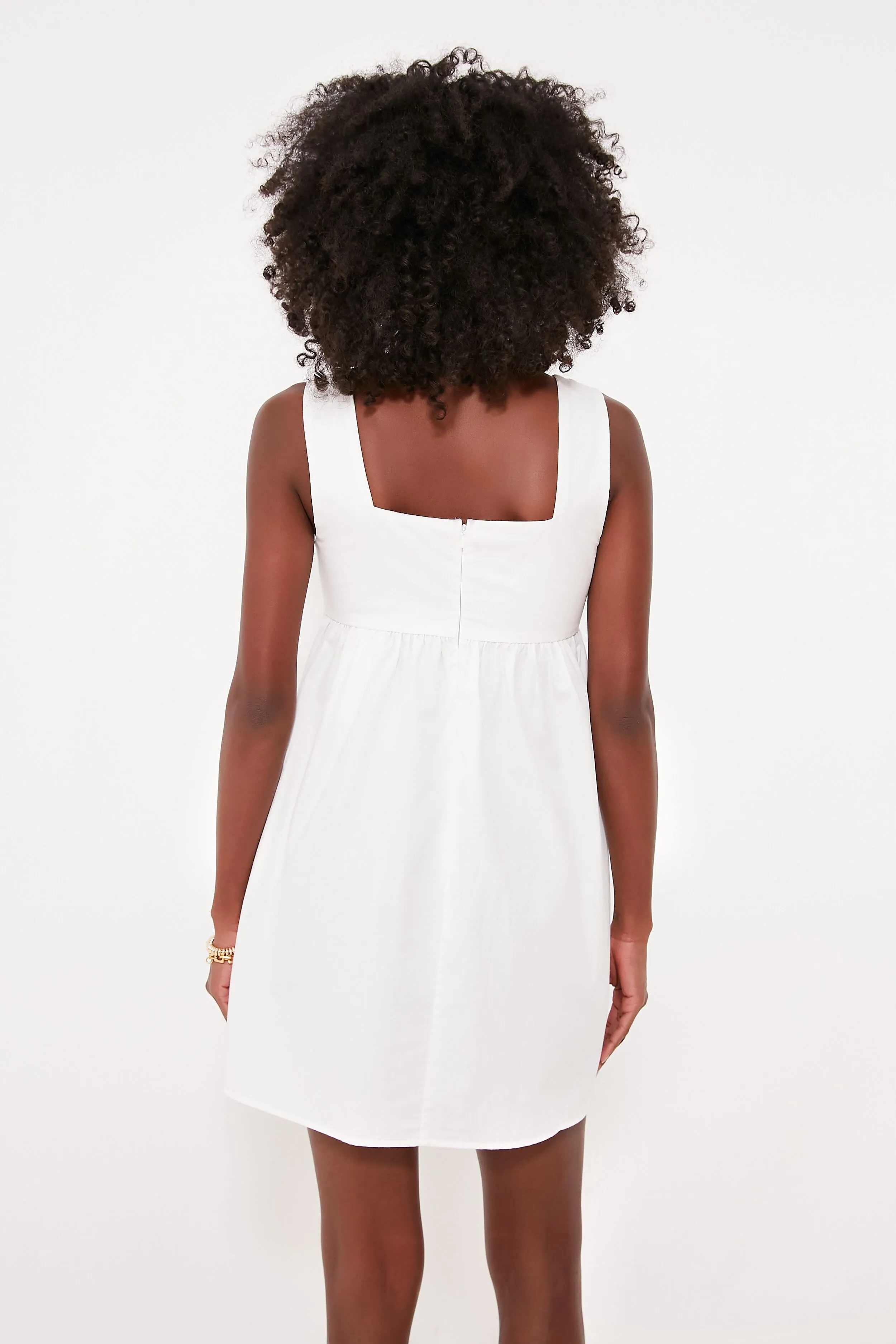 White Letizia Mini Dress sold by Tuckernuck product image thumbnail 4