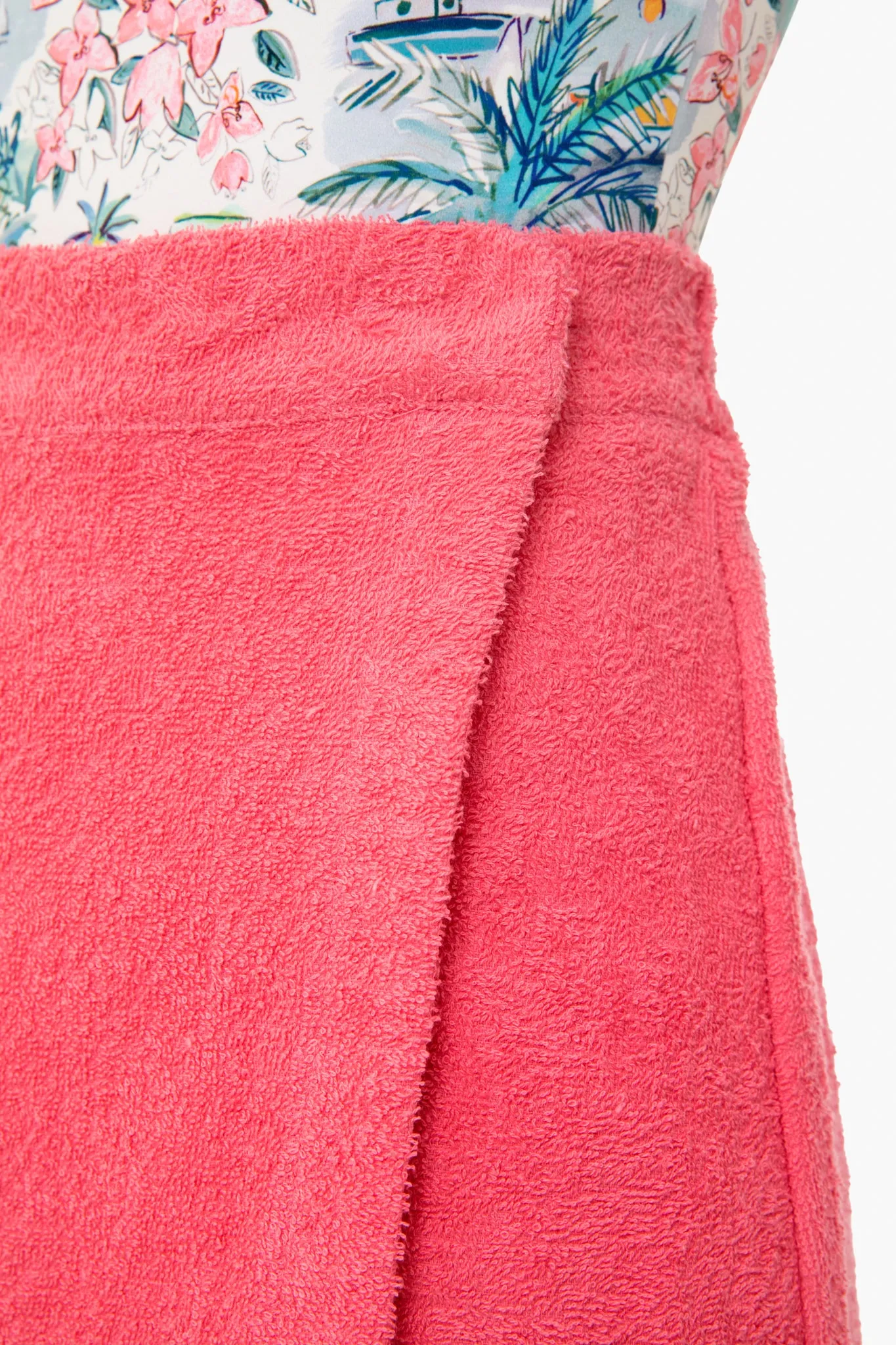 Pink Terry Wrap Skirt sold by Tuckernuck product image thumbnail 4