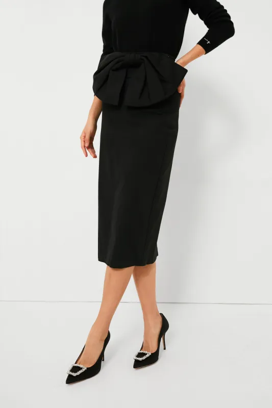 Black Bow Pencil Skirt sold by Tuckernuck