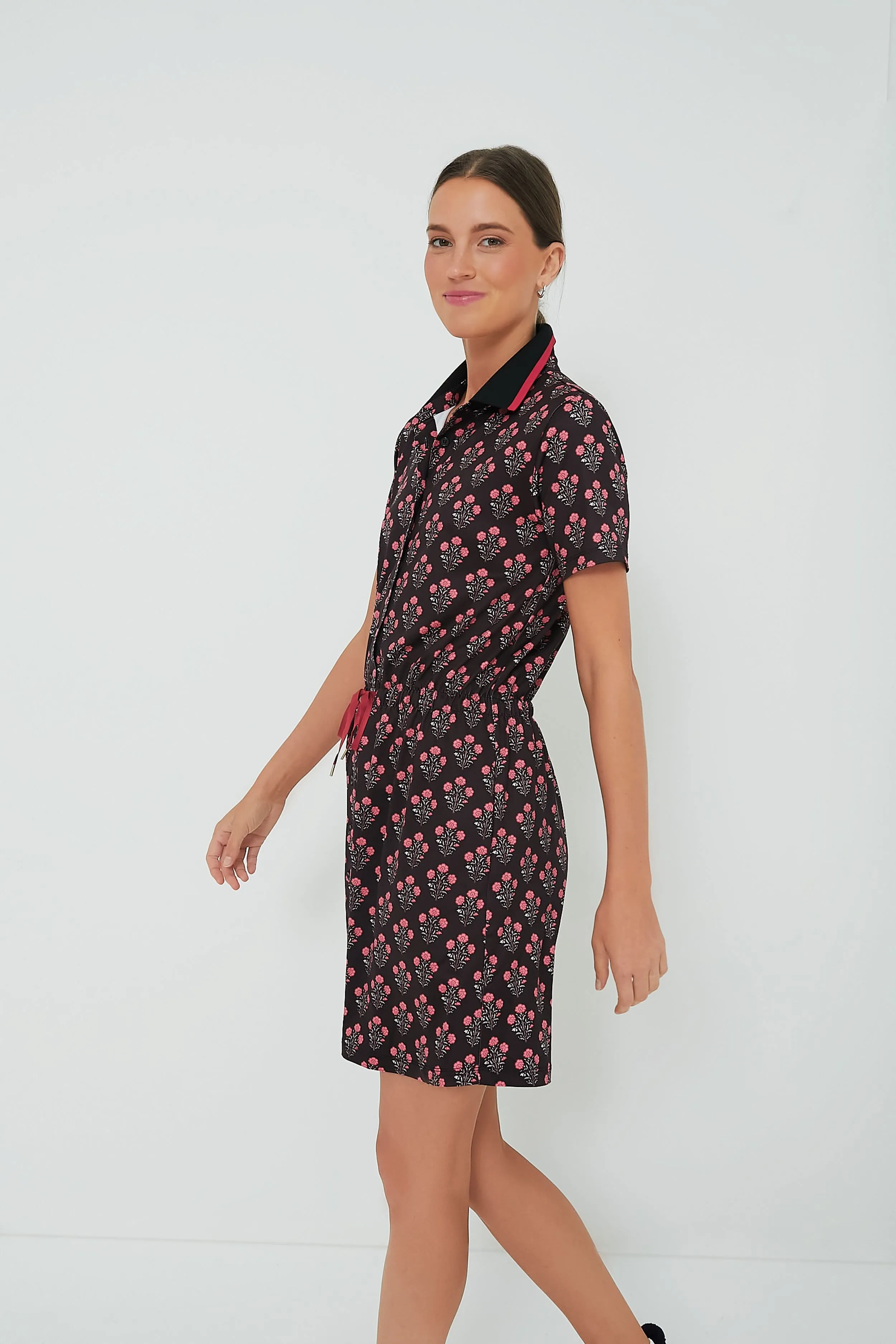Uptown Floral Short Sleeve Alcott Golf Dress sold by Tuckernuck product image thumbnail 3