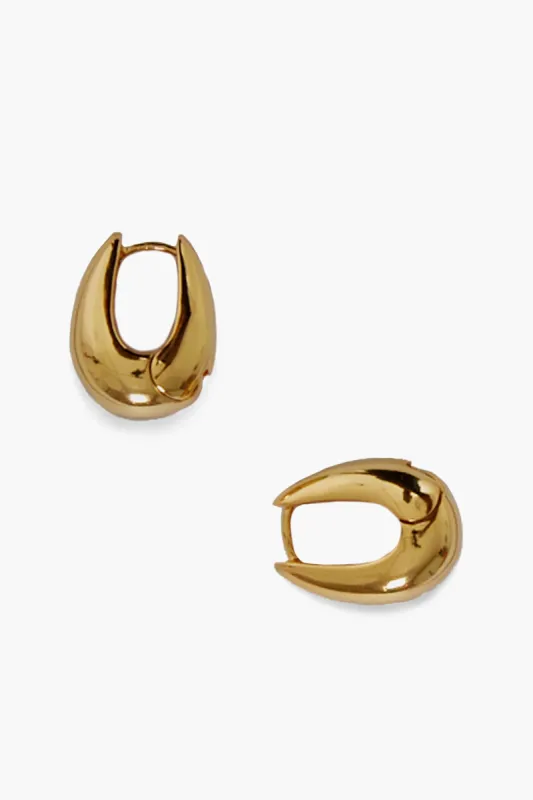 Mini Gold Drop Hoop Earrings sold by Tuckernuck