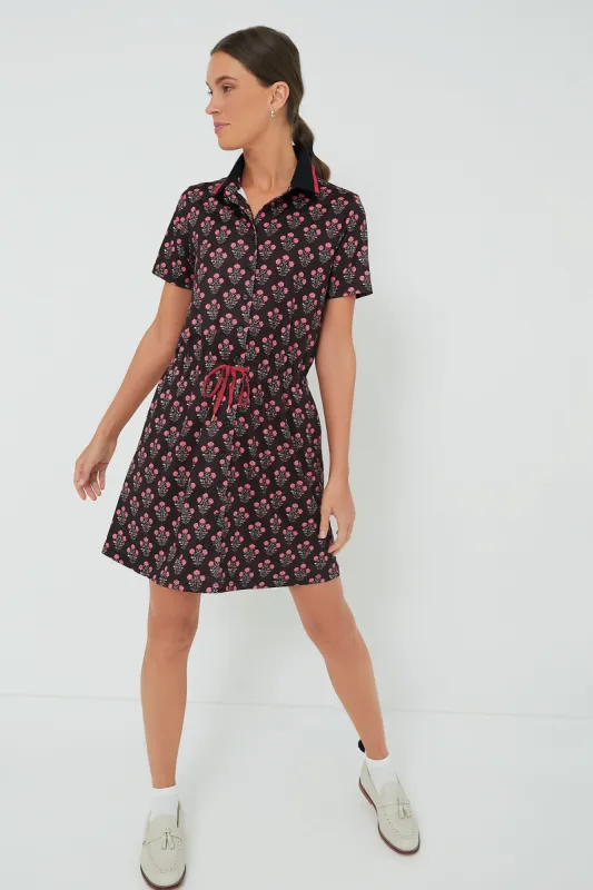 Uptown Floral Short Sleeve Alcott Golf Dress sold by Tuckernuck
