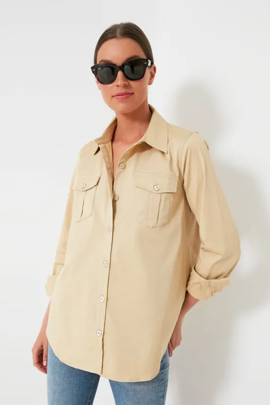 Khaki Steele Shirt sold by Tuckernuck