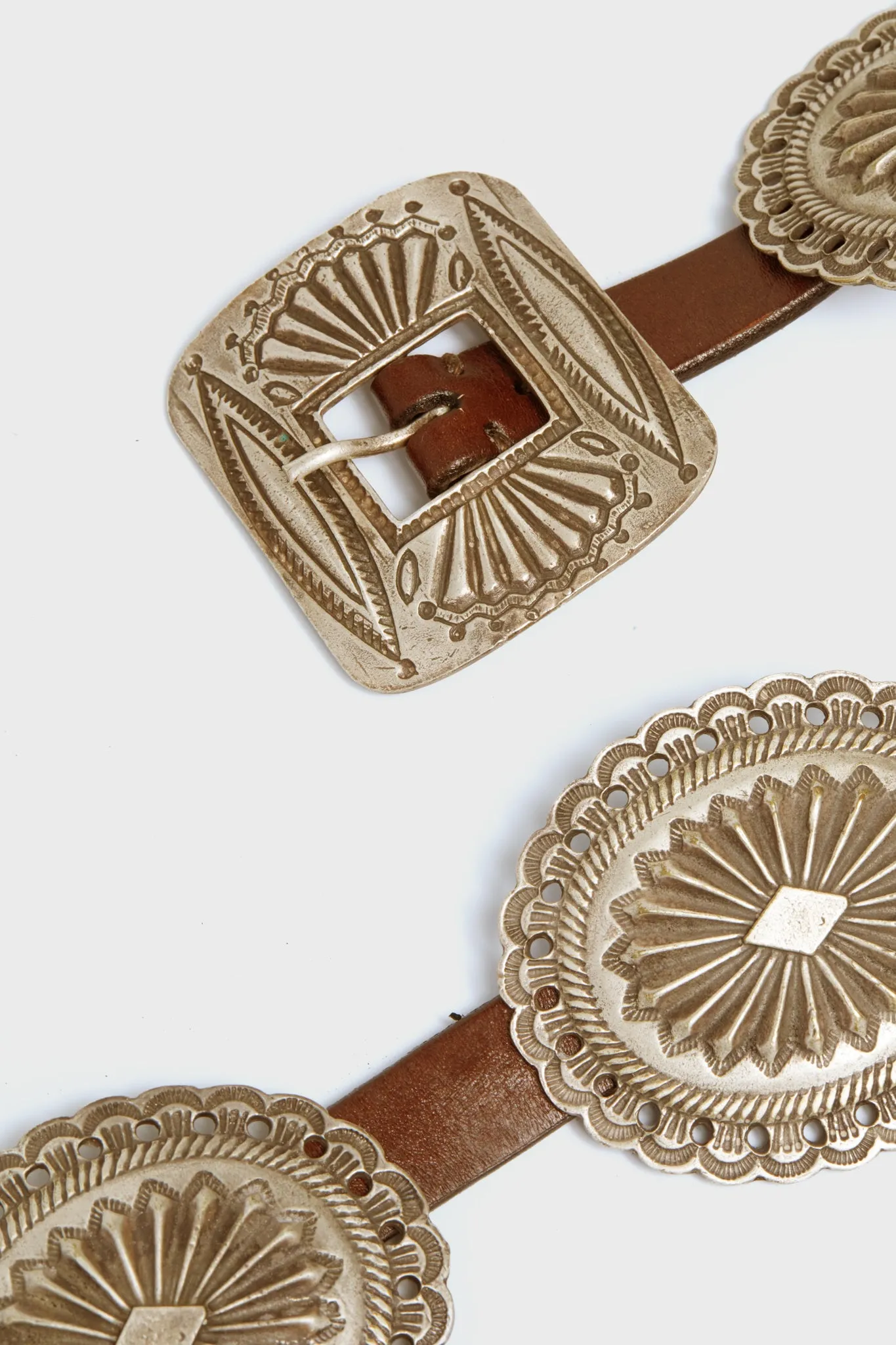 Brown Distressed Leather Belt sold by Tuckernuck product image thumbnail 2