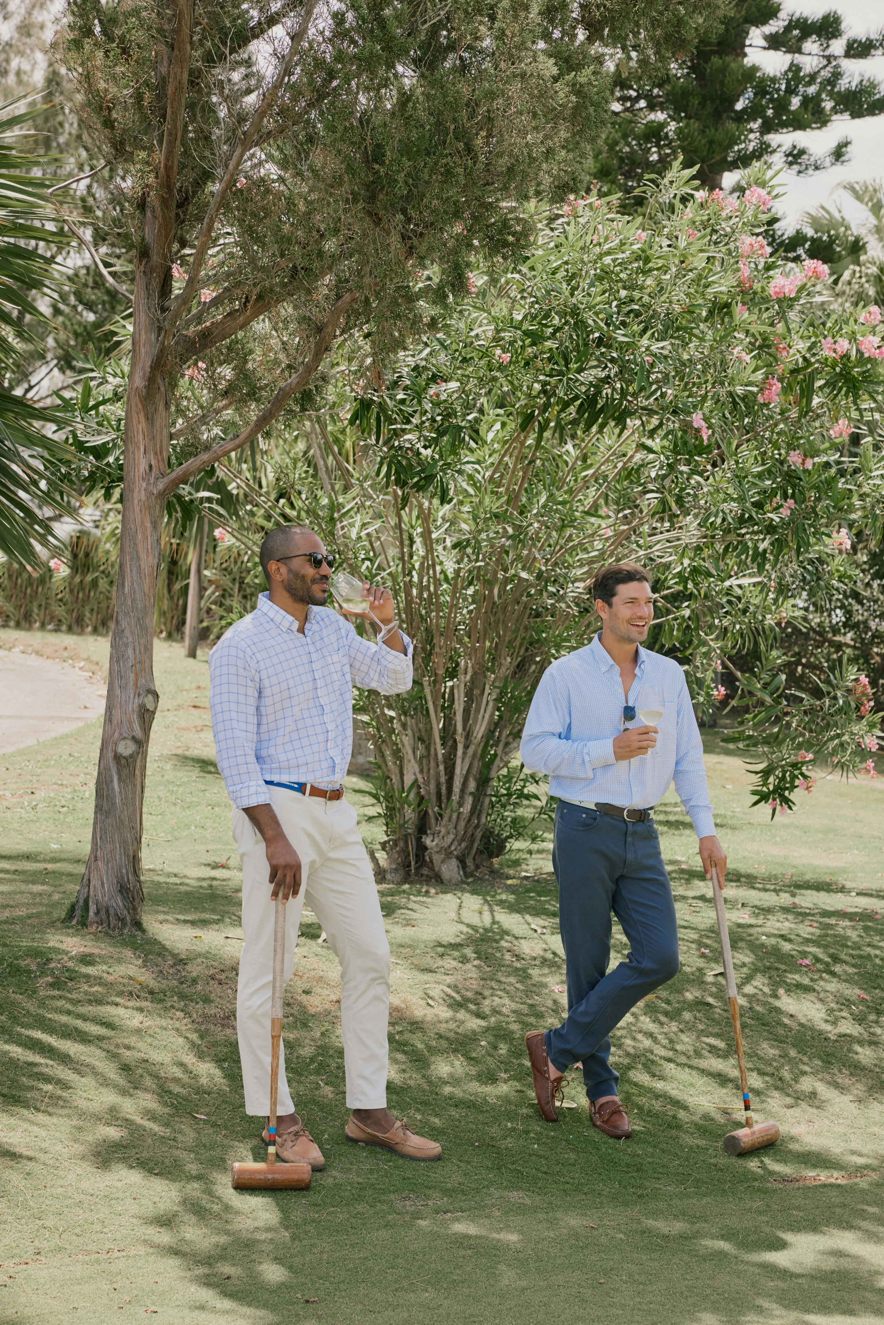 Navy Needlepoint Golf Tees Belt sold by Tuckernuck product image thumbnail 5