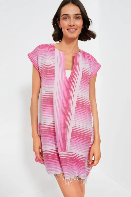 Feven Fuchsia Elina Caftan sold by Tuckernuck