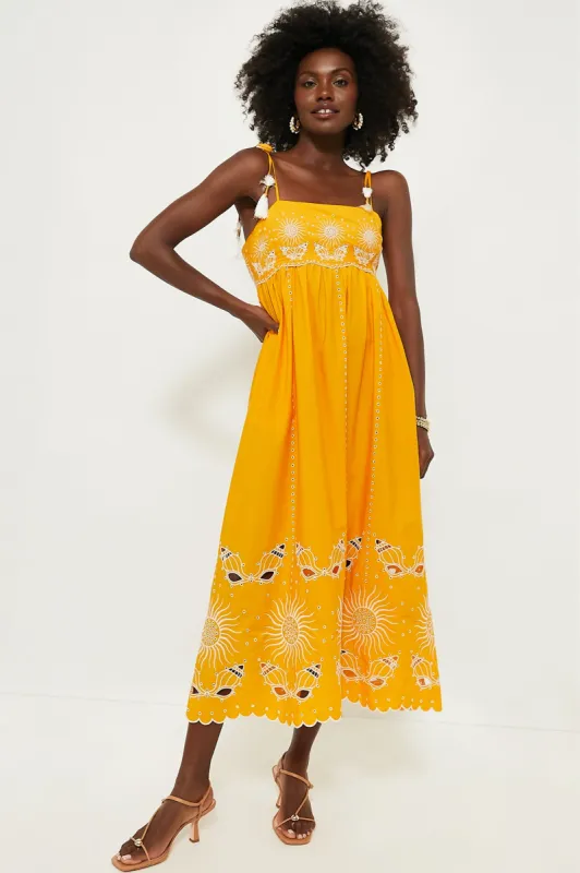 Yellow Daphne Dress sold by Tuckernuck