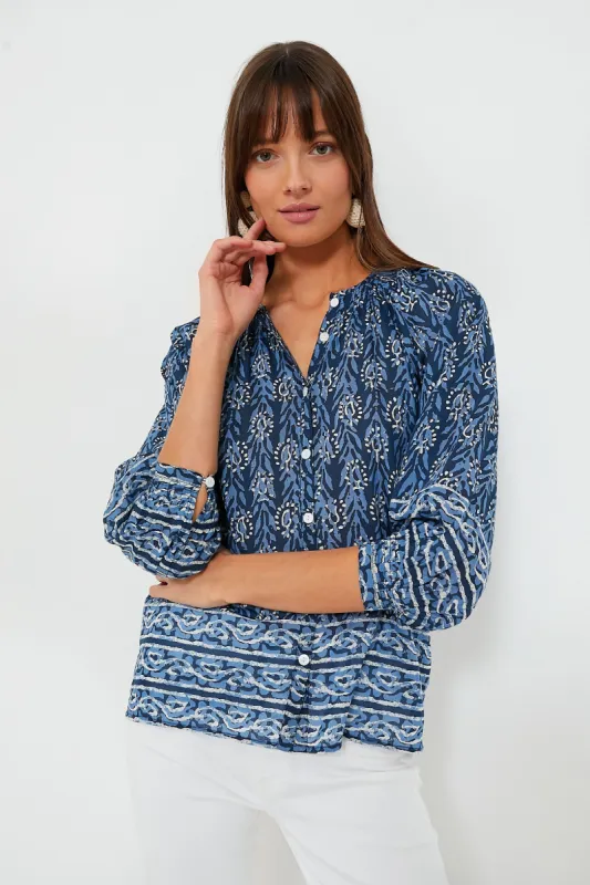 Indigo Courtney Top sold by Tuckernuck