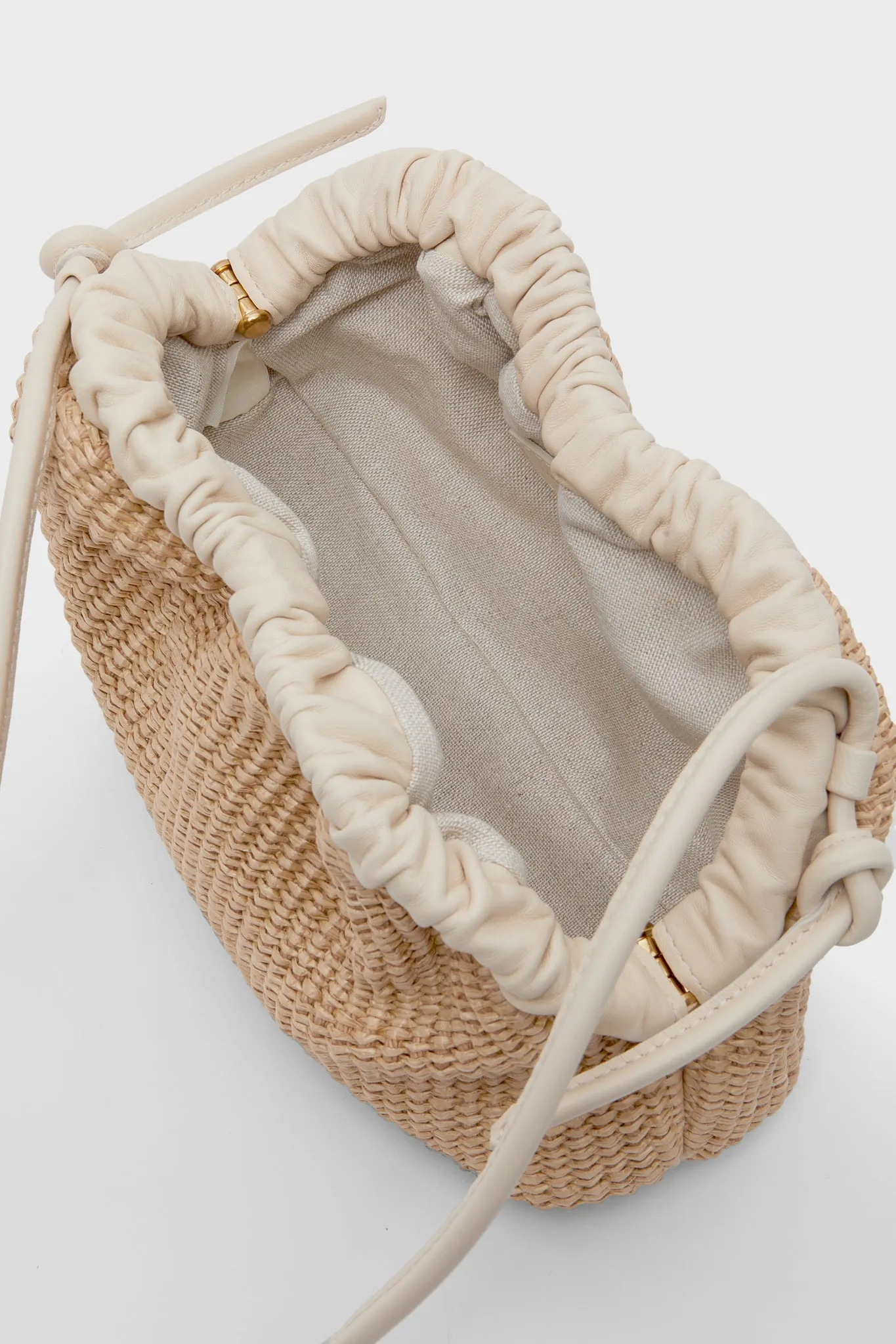 Natural and Jasmine Mini Cloud Clutch sold by Tuckernuck product image thumbnail 5