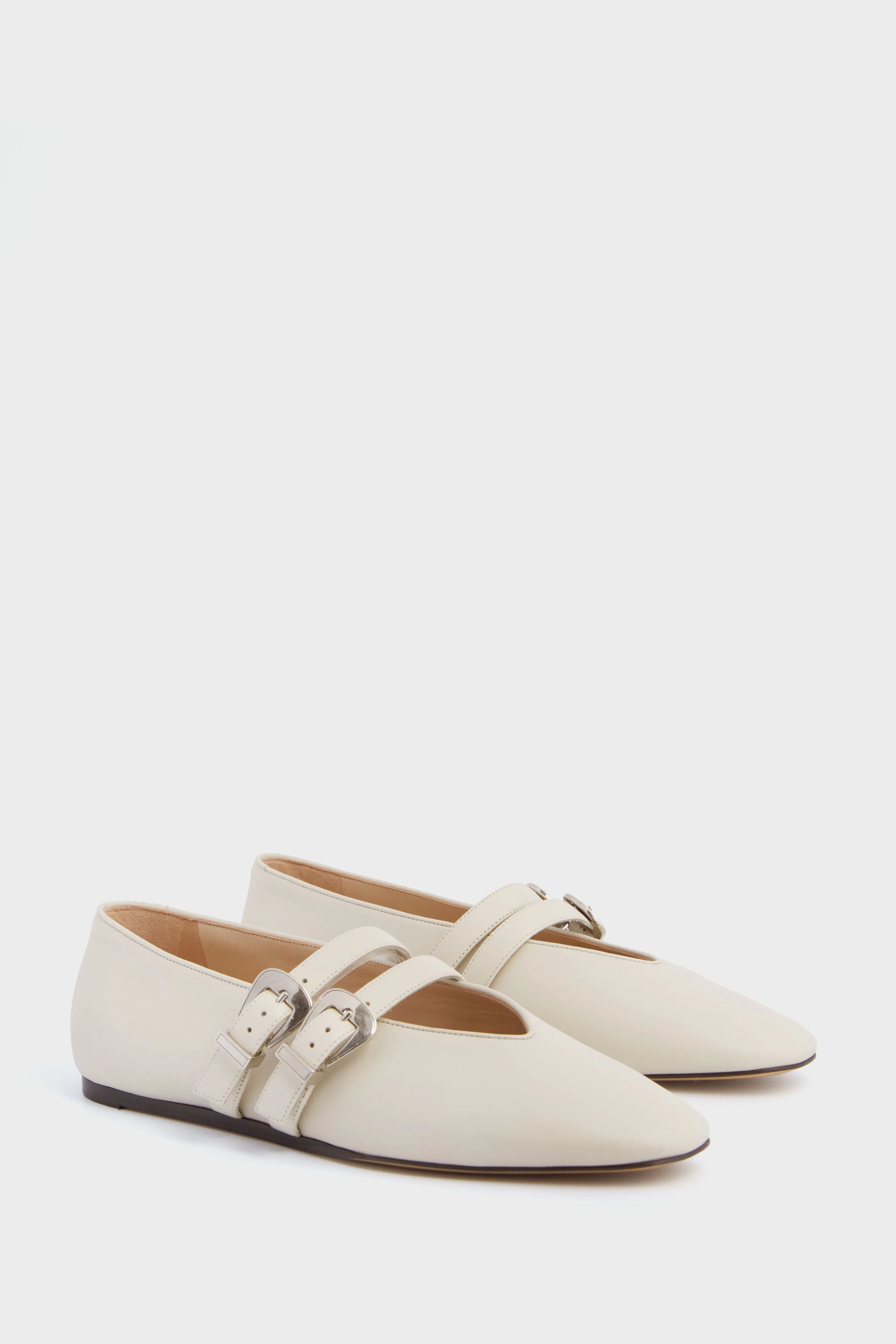 Ecru Claudia Leather Slippers sold by Tuckernuck product image thumbnail 4