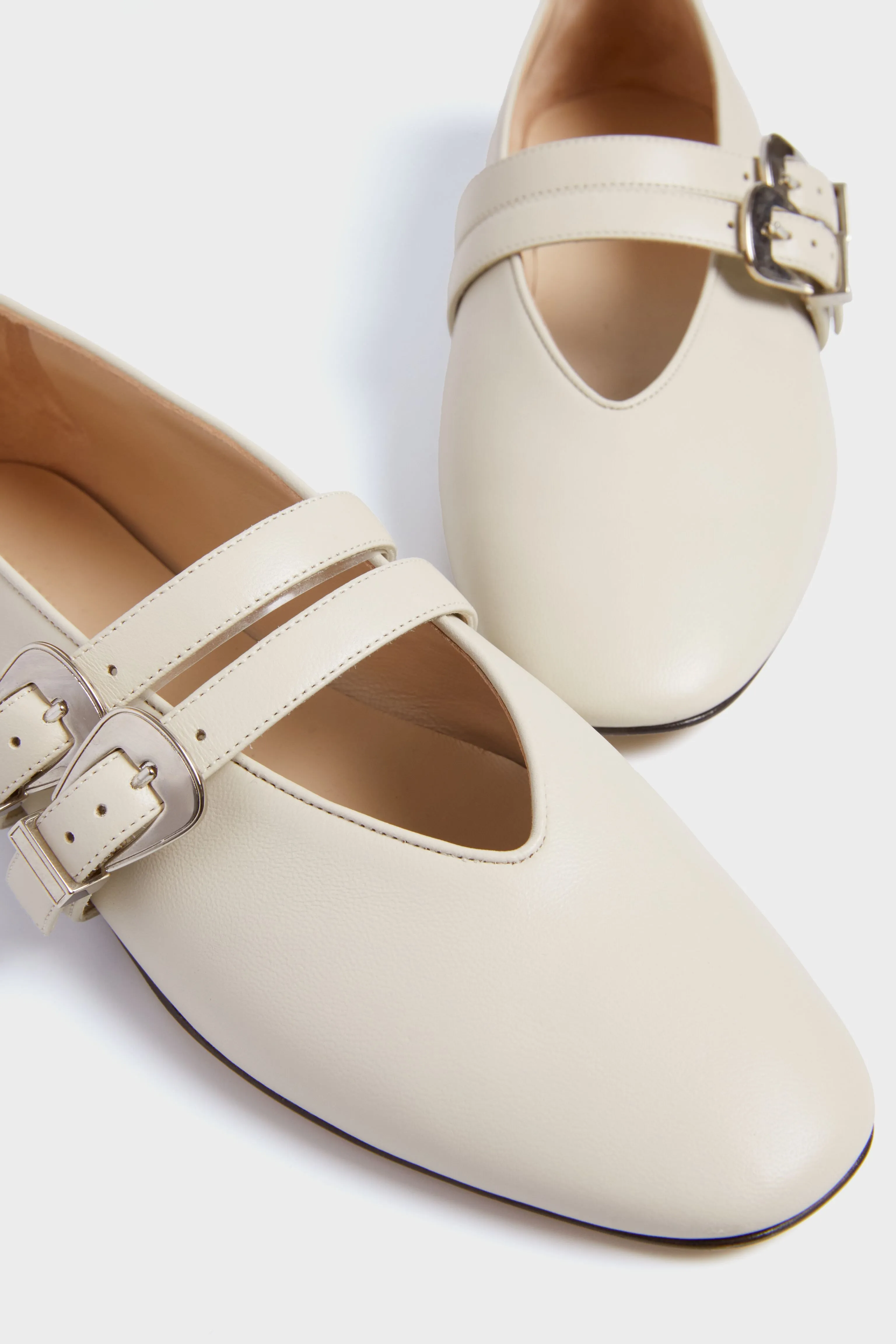 Ecru Claudia Leather Slippers sold by Tuckernuck product image thumbnail 5