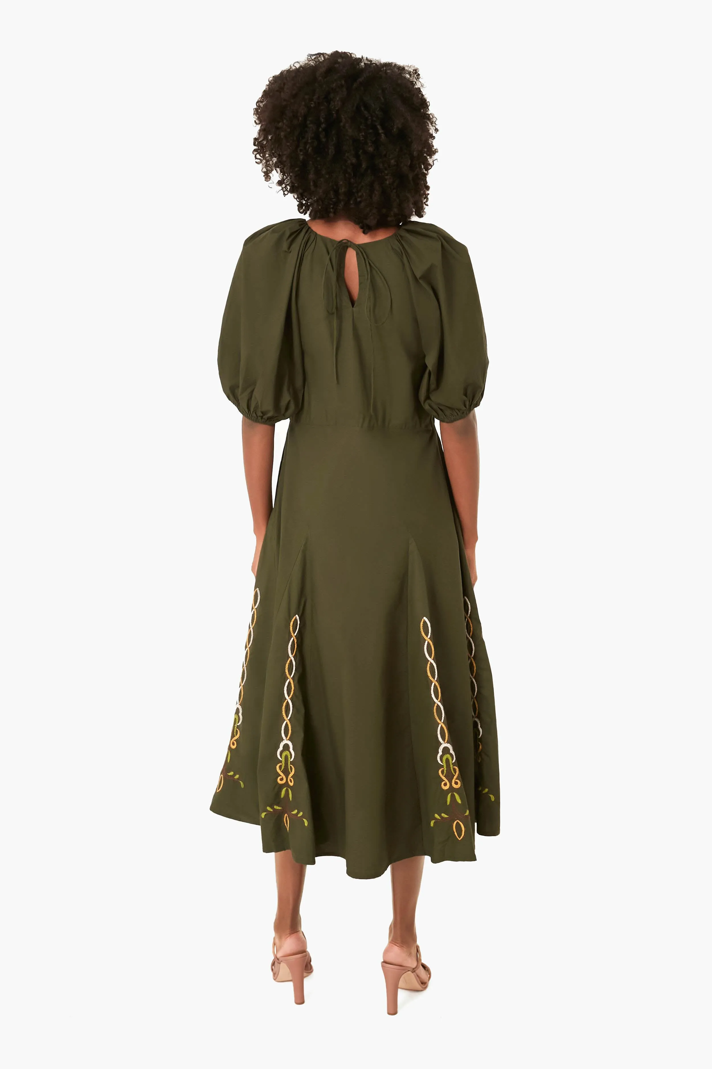 Forest Green Gertrude Dress sold by Tuckernuck product image thumbnail 4