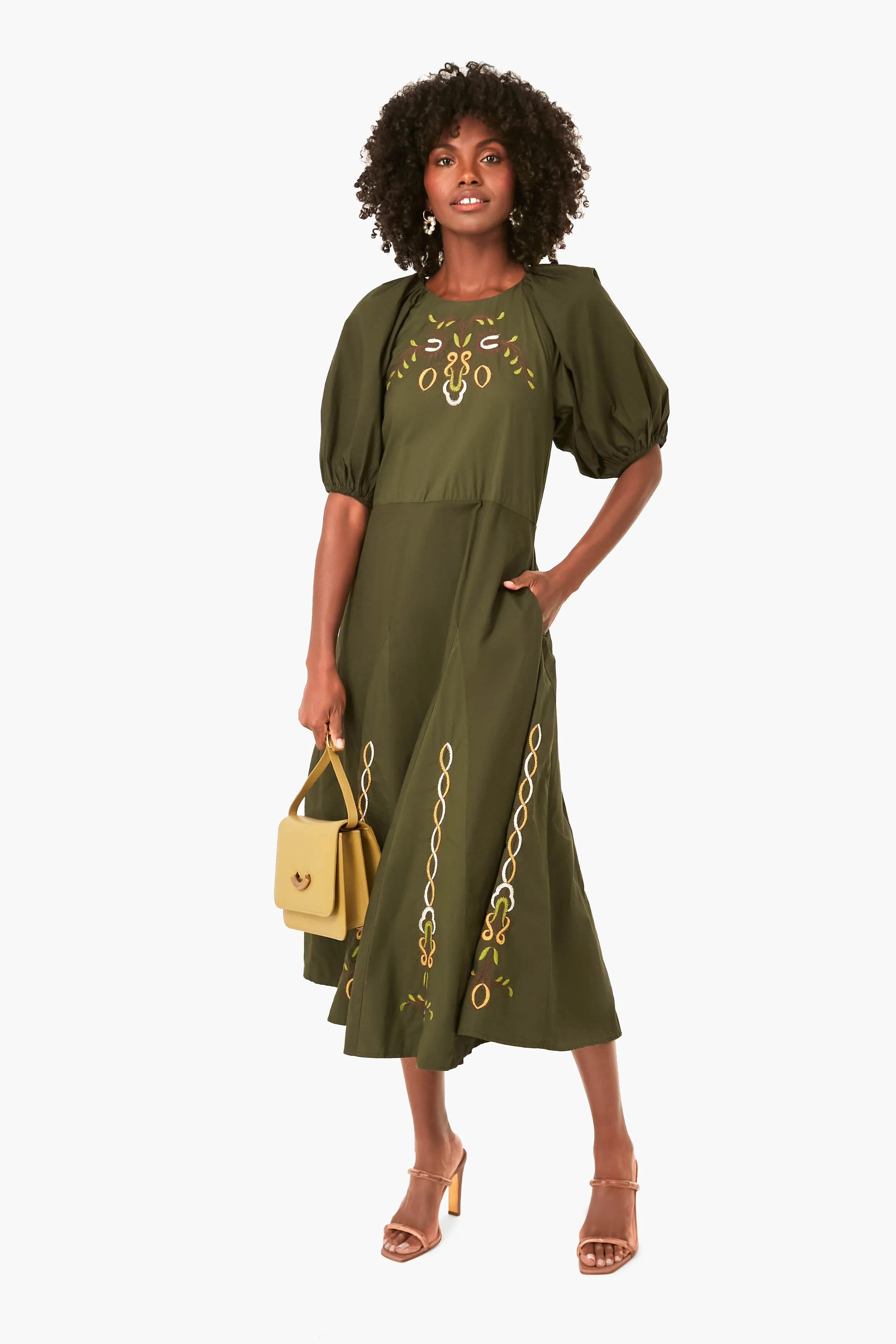 Forest Green Gertrude Dress sold by Tuckernuck product image thumbnail 2