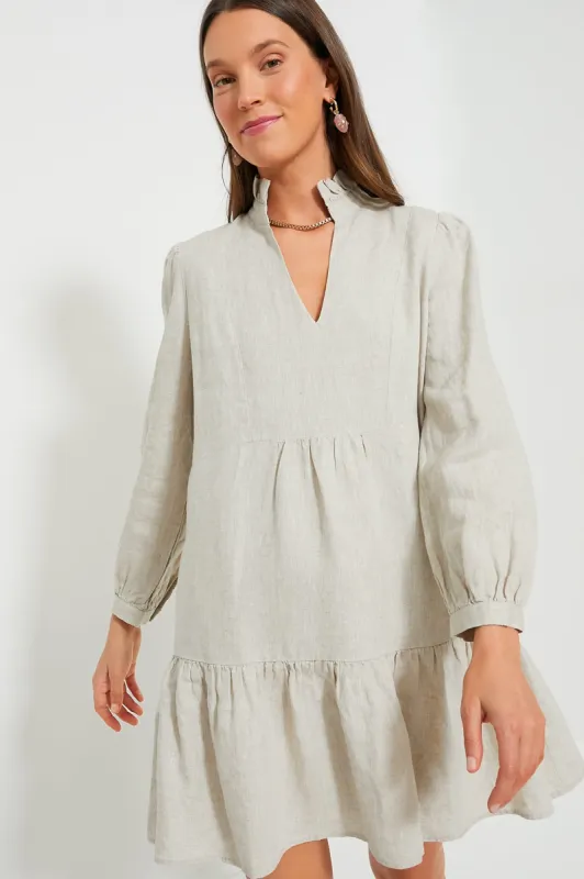 Stone Linen Palmerston Dress sold by Tuckernuck