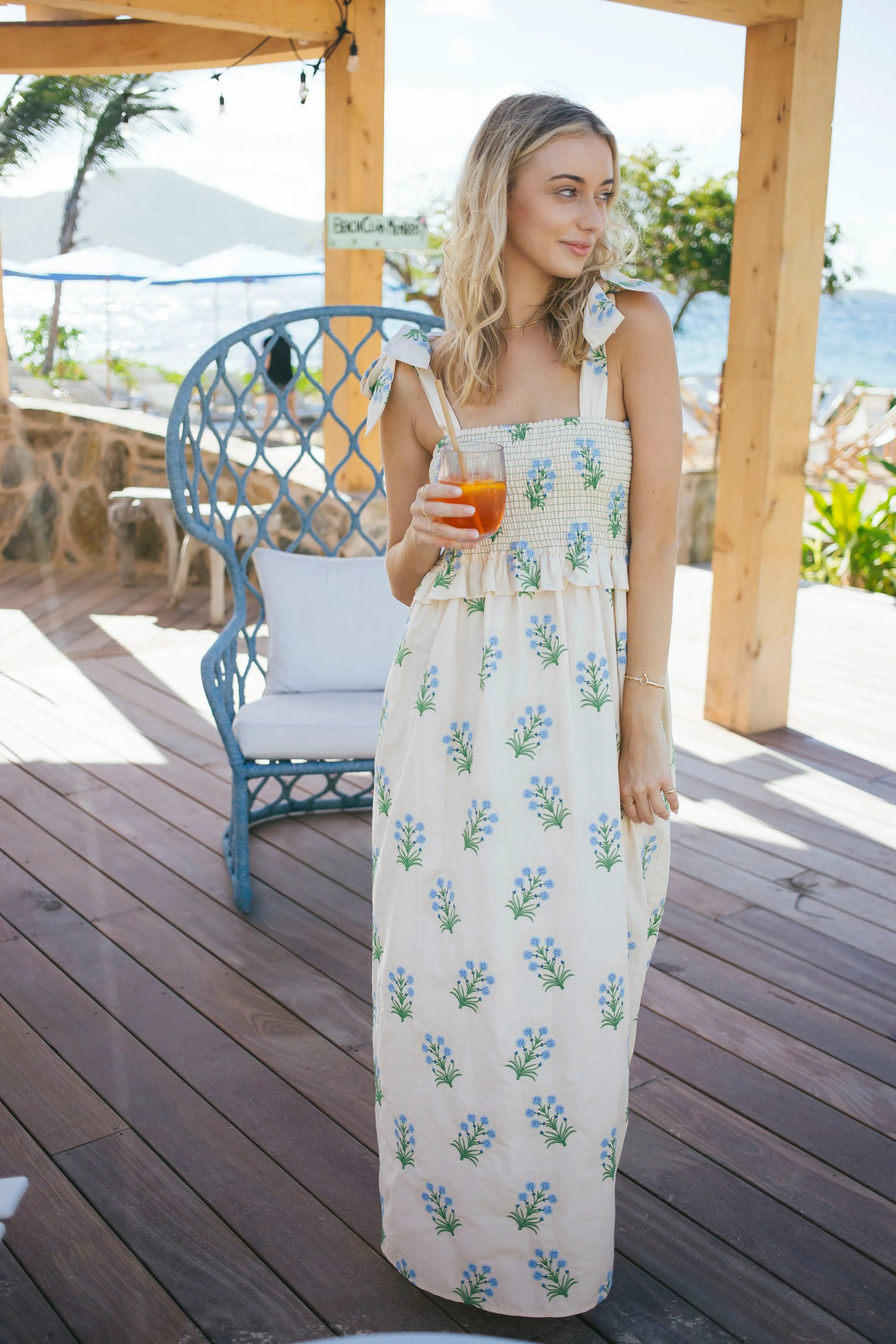 Wildflower Embroidered Alessandra Dress sold by Tuckernuck product image thumbnail 2