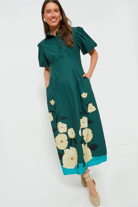 green emerald velvet dress Never Left Behind Hunter Green Houndstooth Mini Dress – Shop the Mint main image 0