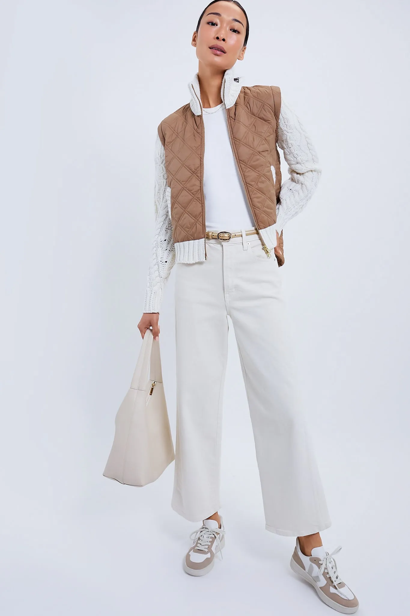 Russet and Ivory Patra Mixed Media Jacket sold by Tuckernuck product image thumbnail 2