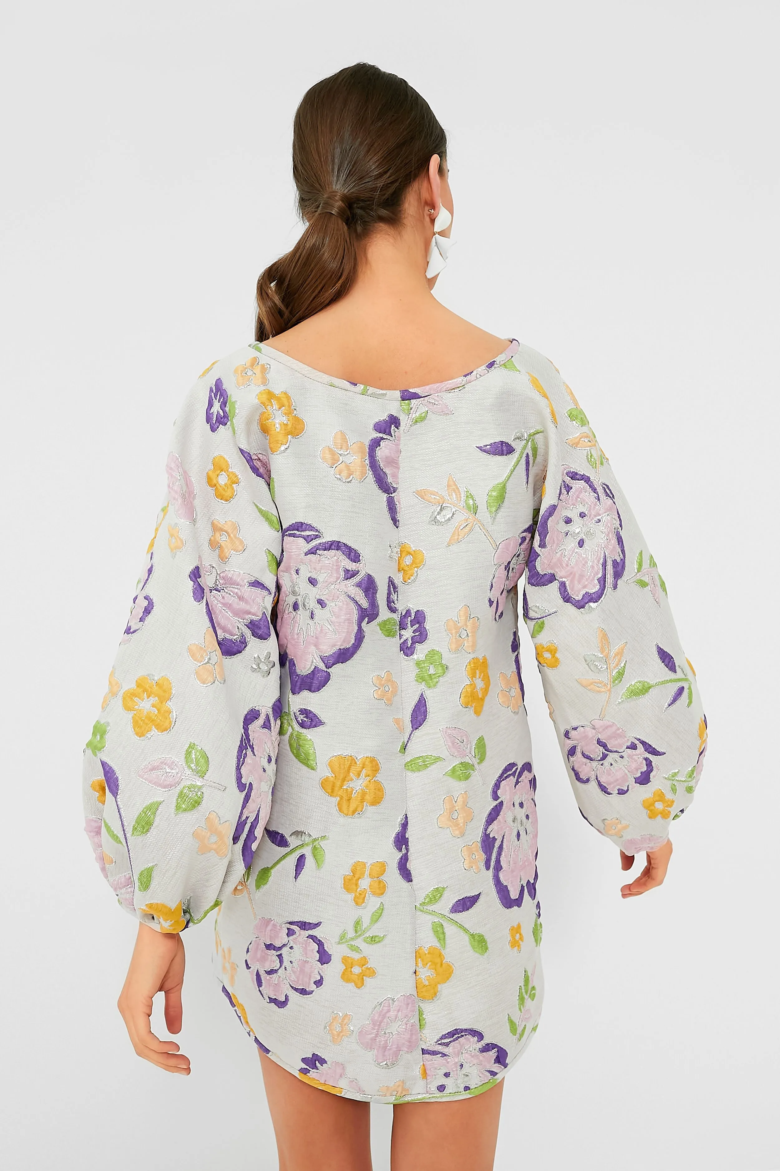 White and Purple Slim Fit Good Luck Dress sold by Tuckernuck product image thumbnail 4