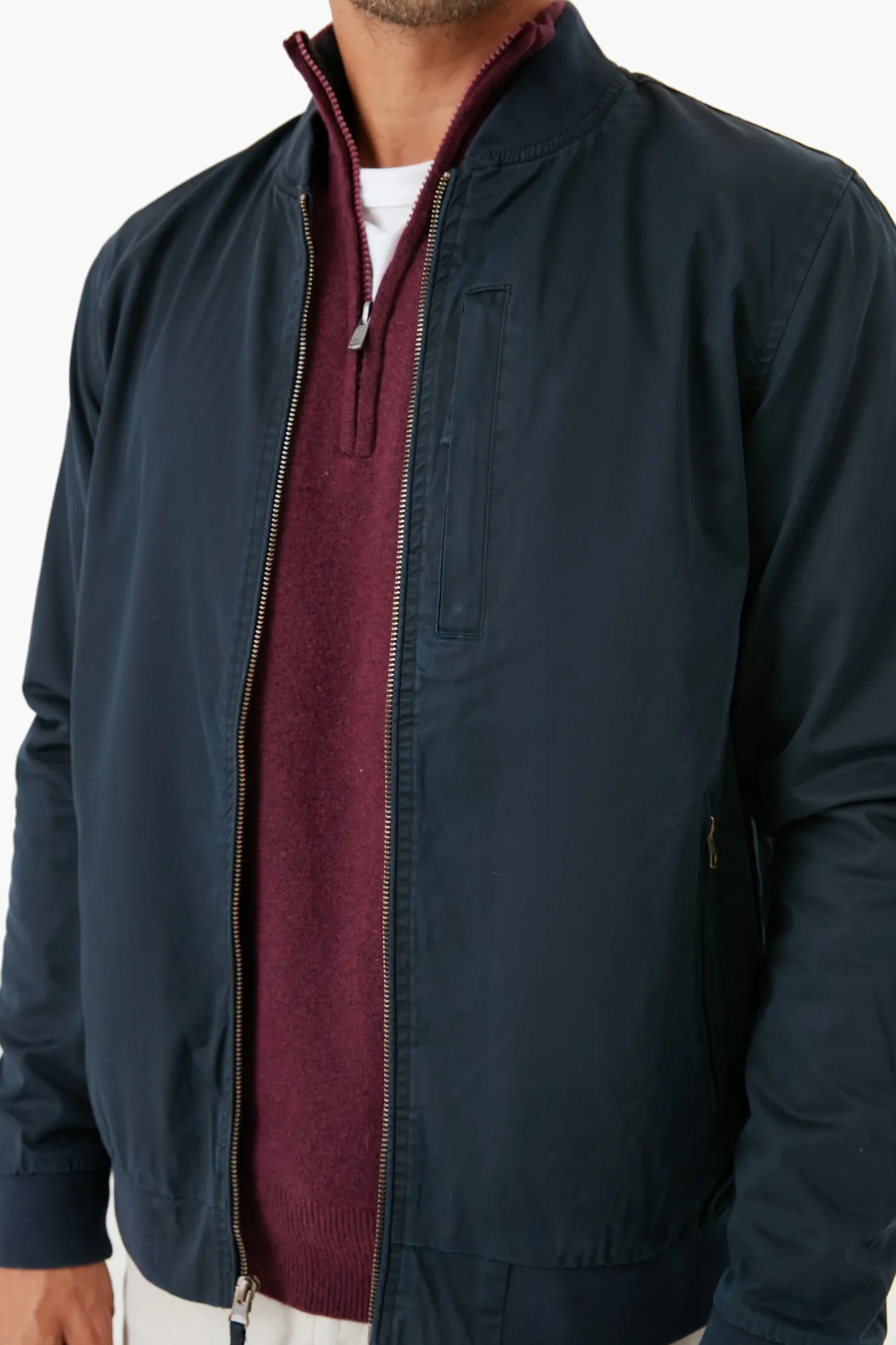 Blue Black Dry Wax Bomber sold by Tuckernuck product image thumbnail 5