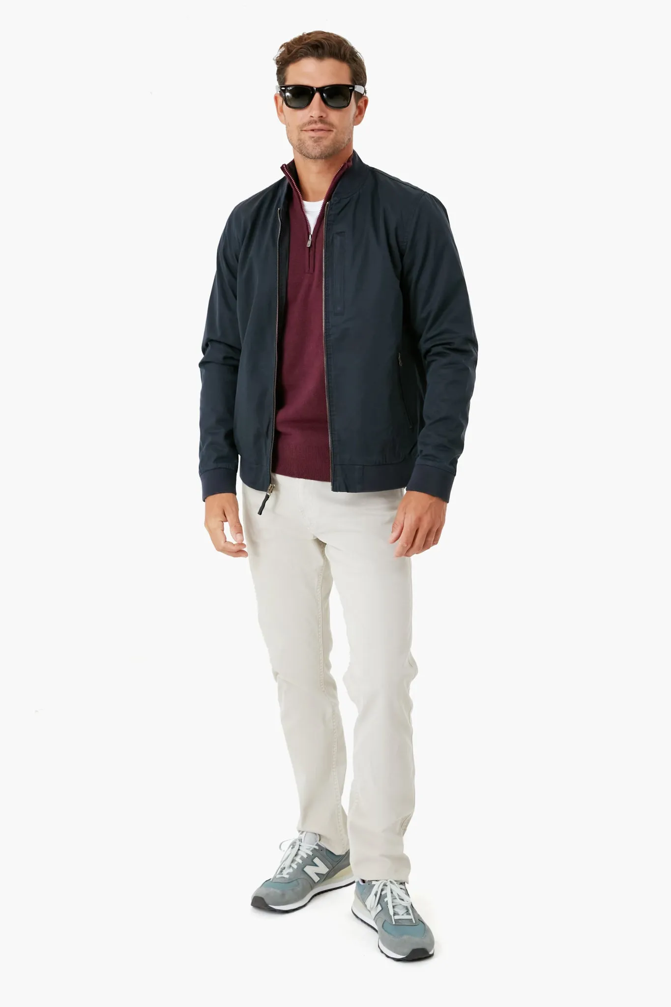 Blue Black Dry Wax Bomber sold by Tuckernuck product image thumbnail 2