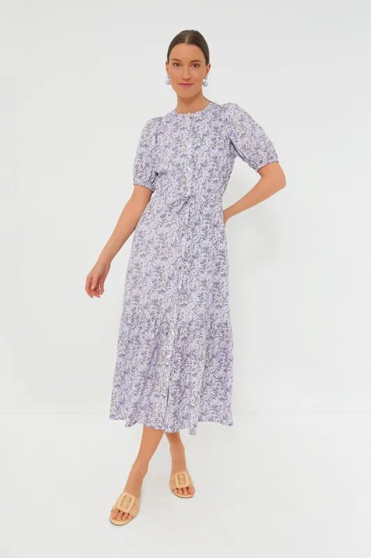 Lavender Floral Frannie Maxi Dress sold by Tuckernuck