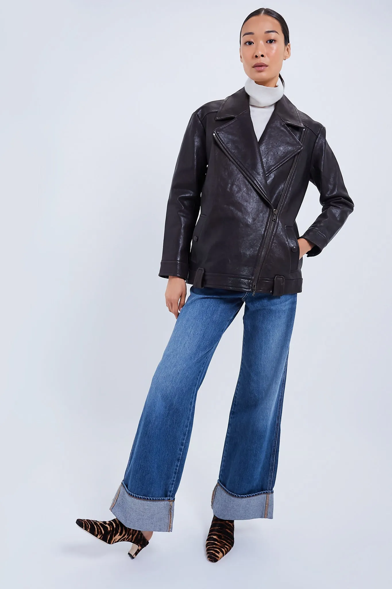 Dark Chocolate Thandie Dickey Coat sold by Tuckernuck product image thumbnail 5