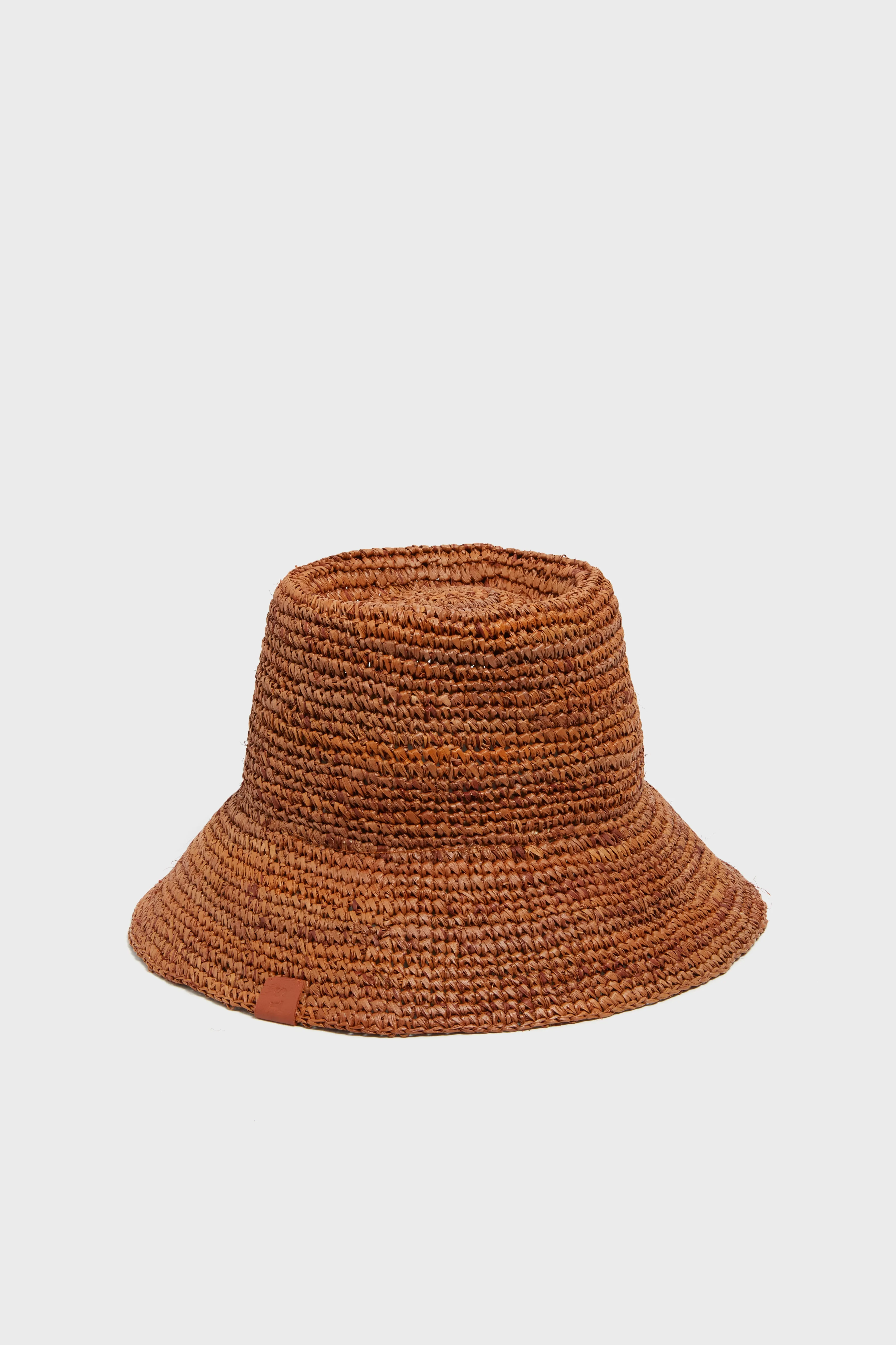 Tan Raffia Bucket Hat sold by Tuckernuck