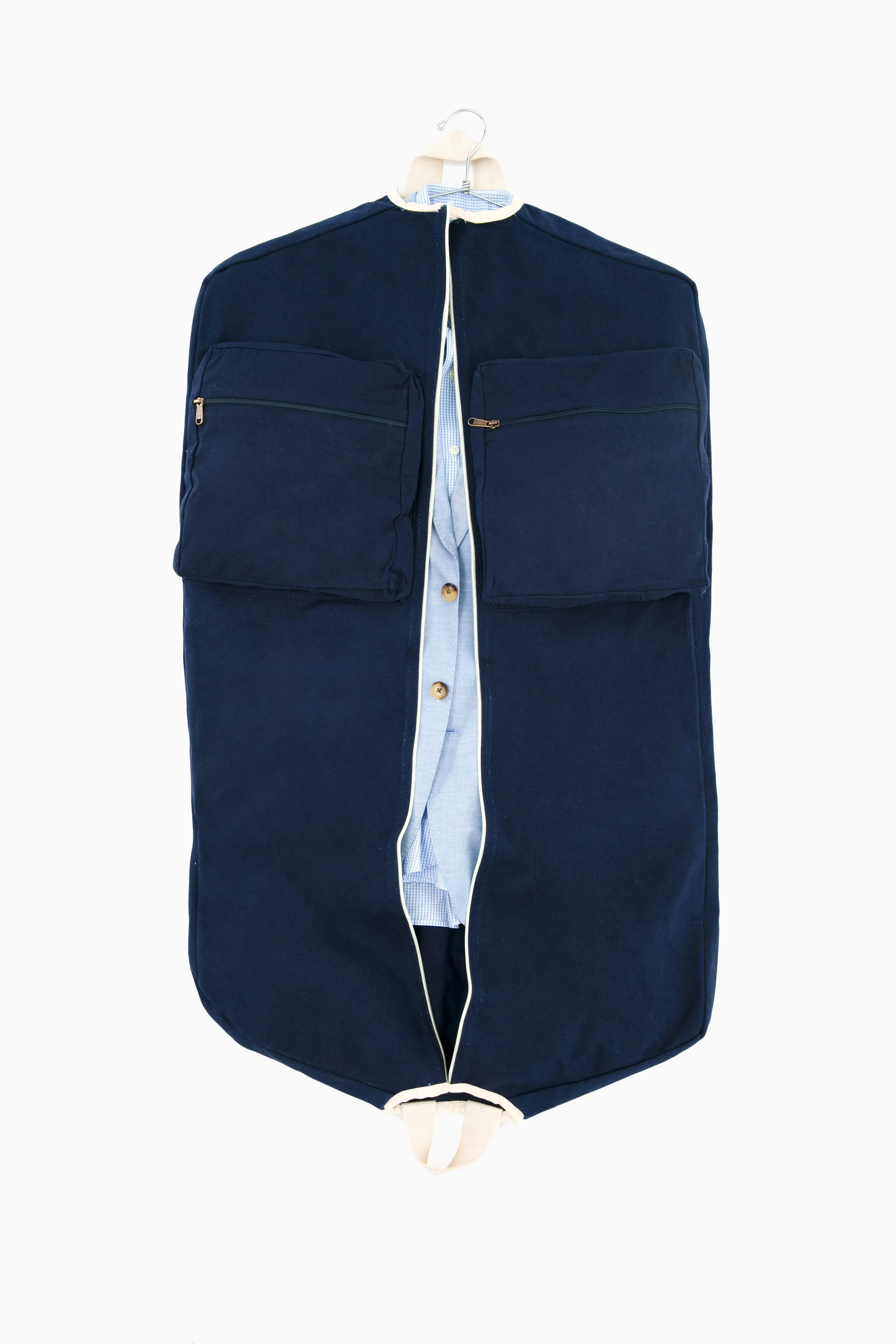 Navy Canvas Garment Bag sold by Tuckernuck product image thumbnail 3