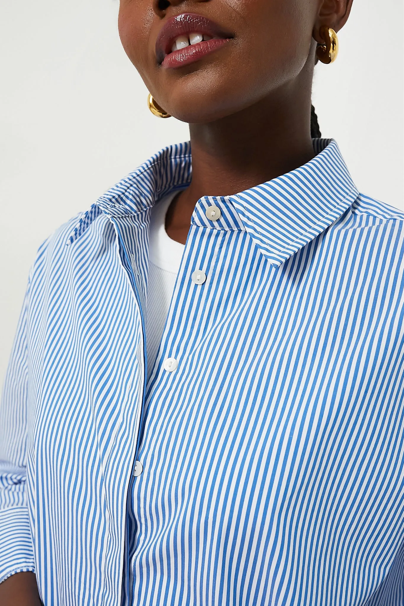 Banker Stripe Nadine Boyfriend Button Down sold by Tuckernuck product image thumbnail 5