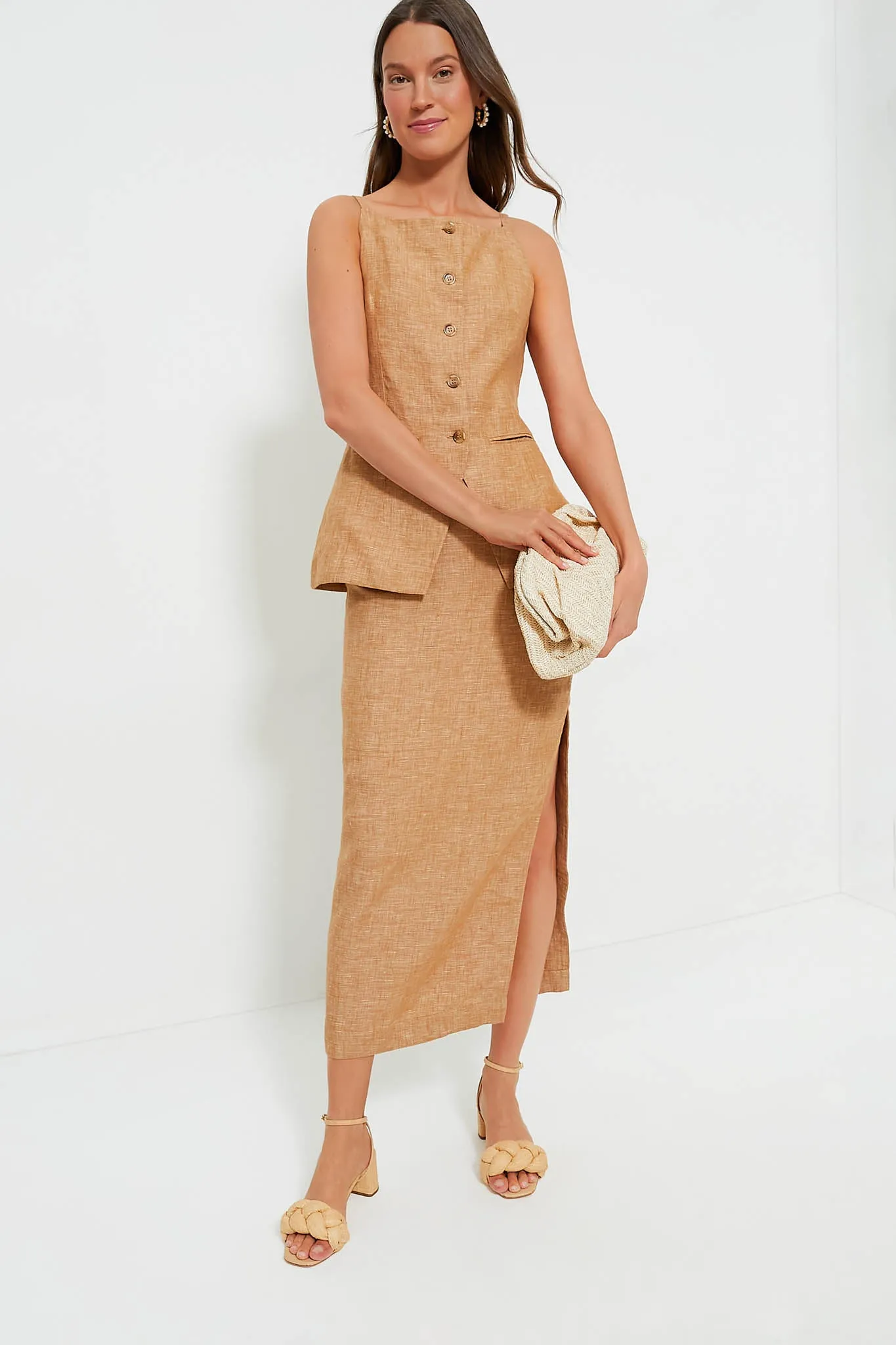 Walnut Nancy Pencil Skirt sold by Tuckernuck product image thumbnail 2