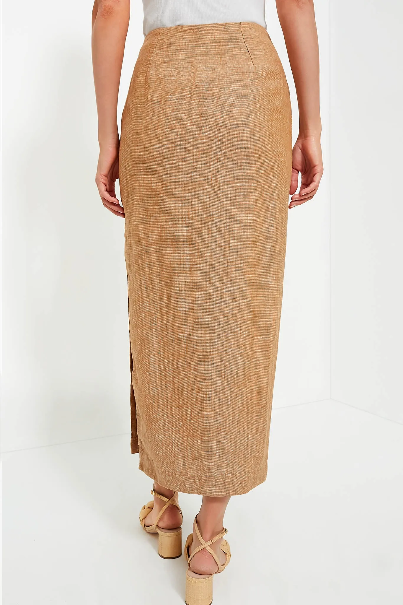 Walnut Nancy Pencil Skirt sold by Tuckernuck product image thumbnail 4
