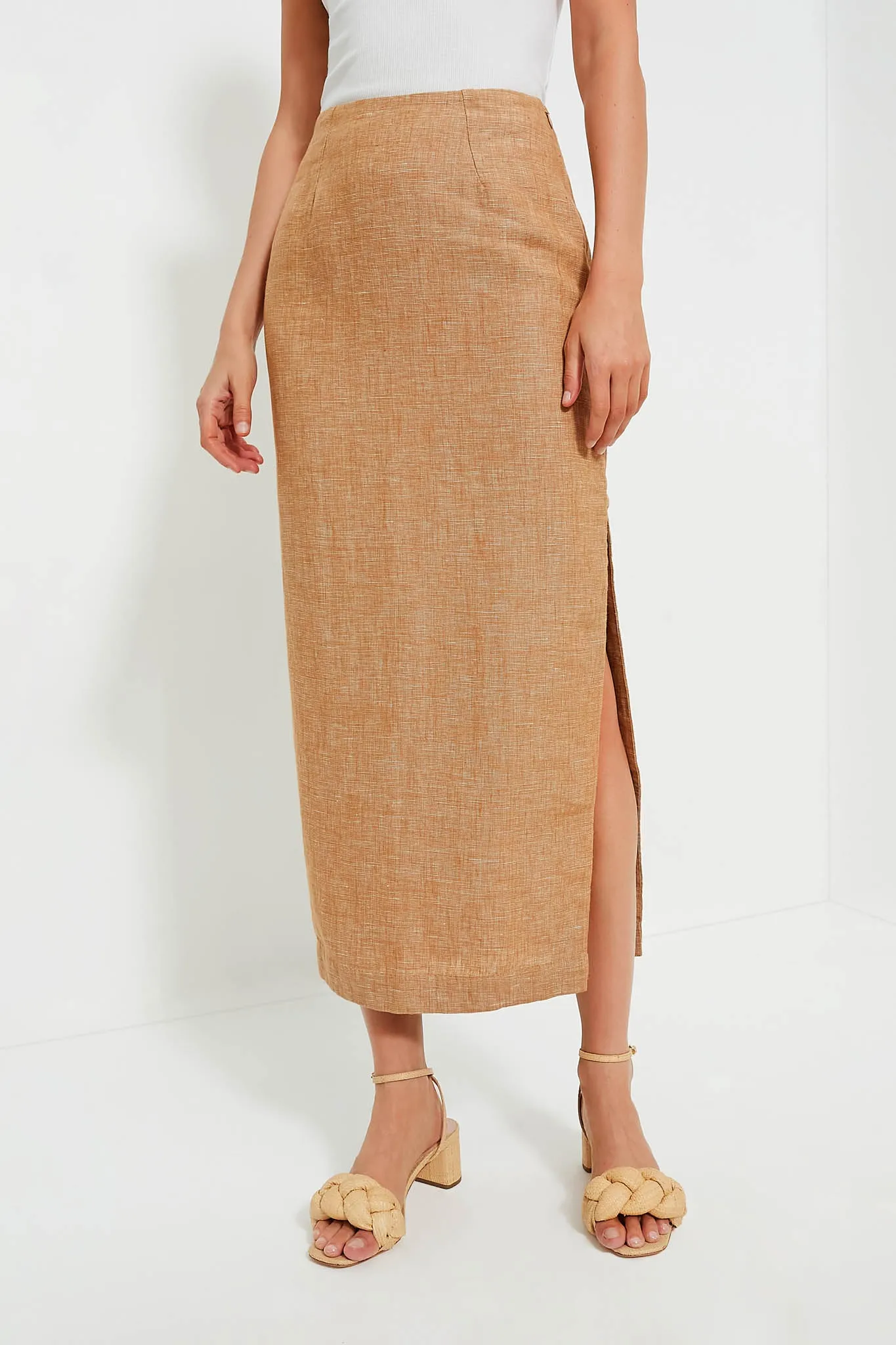 Walnut Nancy Pencil Skirt sold by Tuckernuck