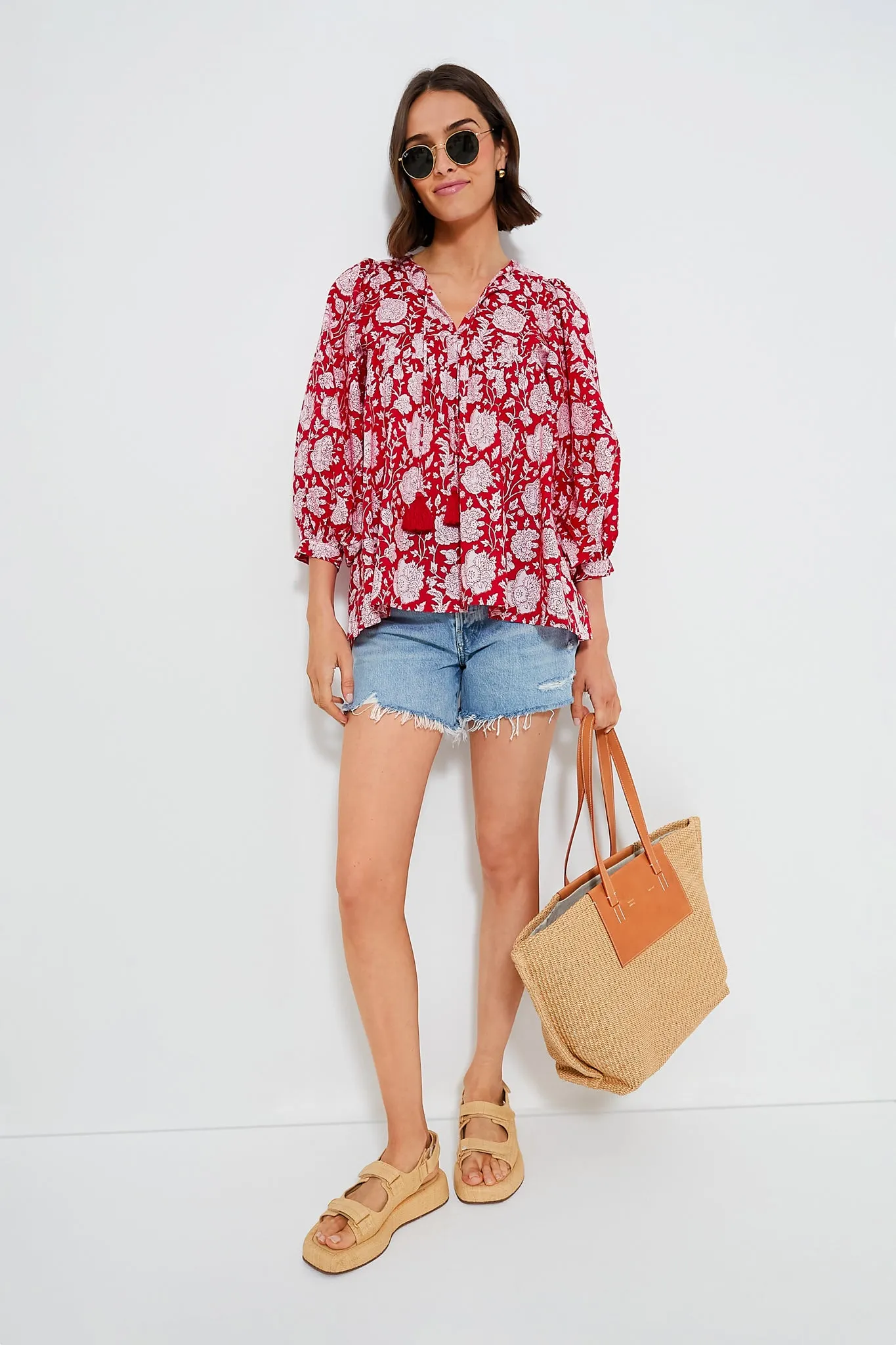 Red Zinnia Charlie Top sold by Tuckernuck product image thumbnail 2