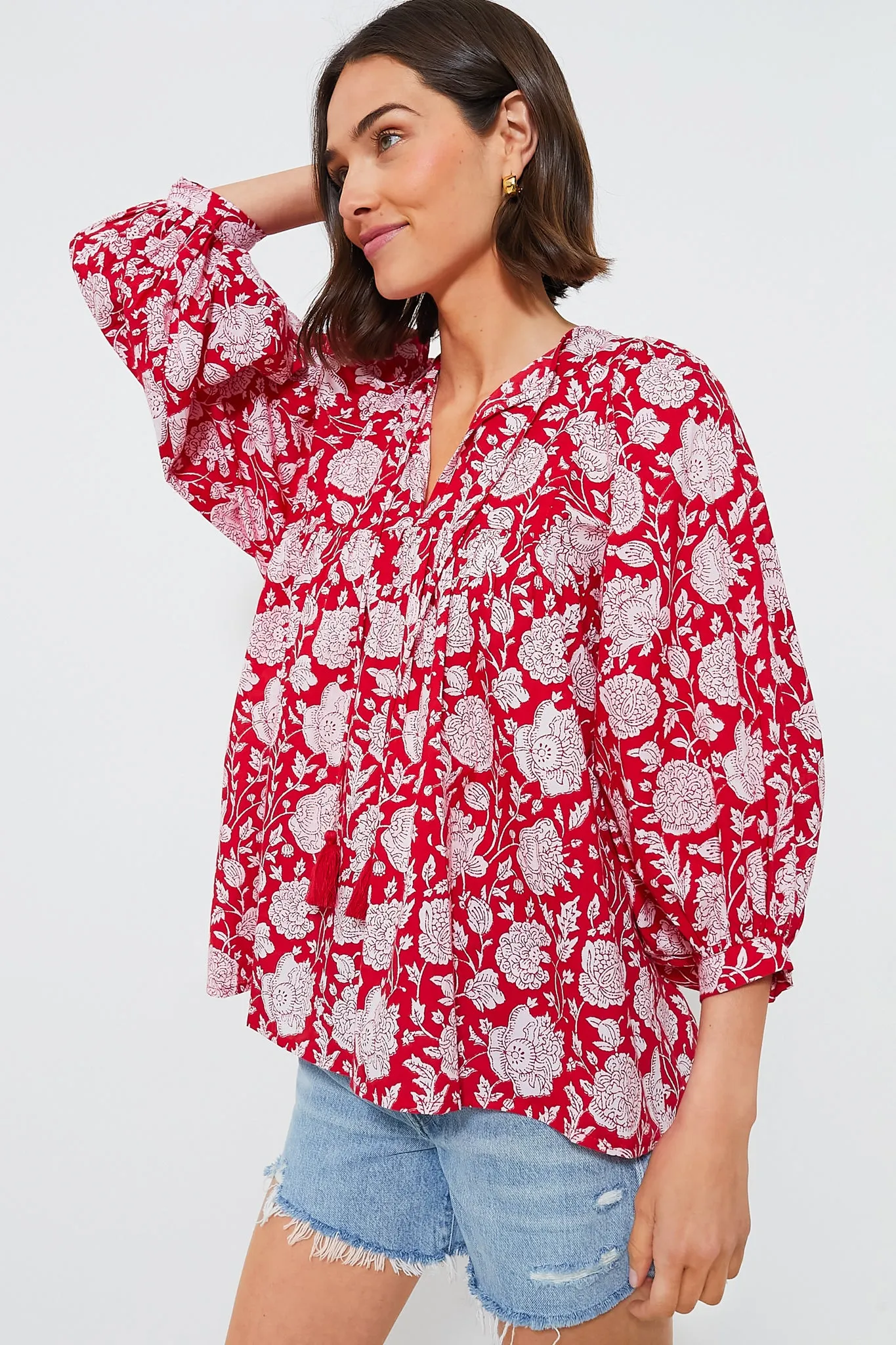 Red Zinnia Charlie Top sold by Tuckernuck product image thumbnail 3