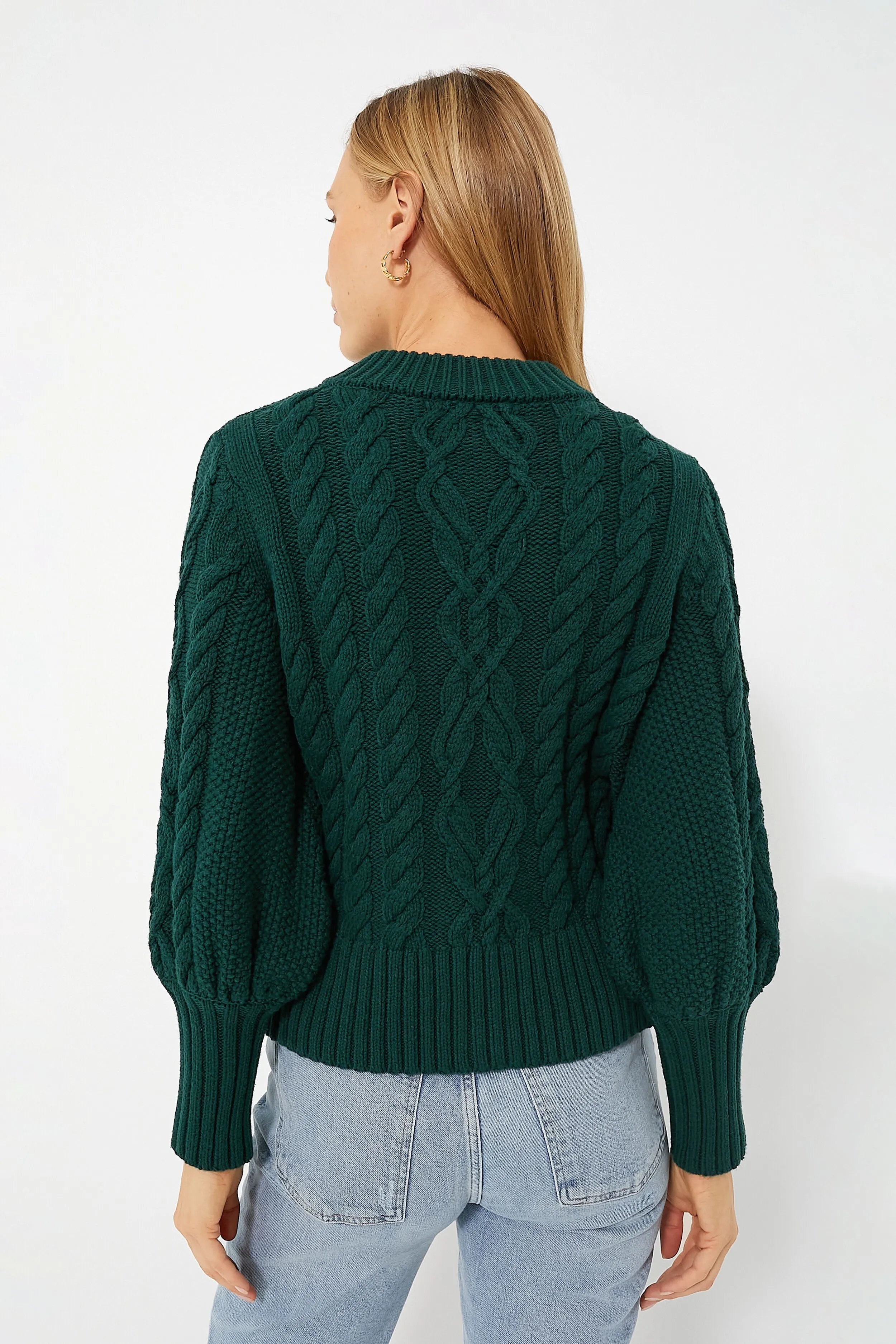 Evergreen Cotton Colette Cardigan sold by Tuckernuck product image thumbnail 4