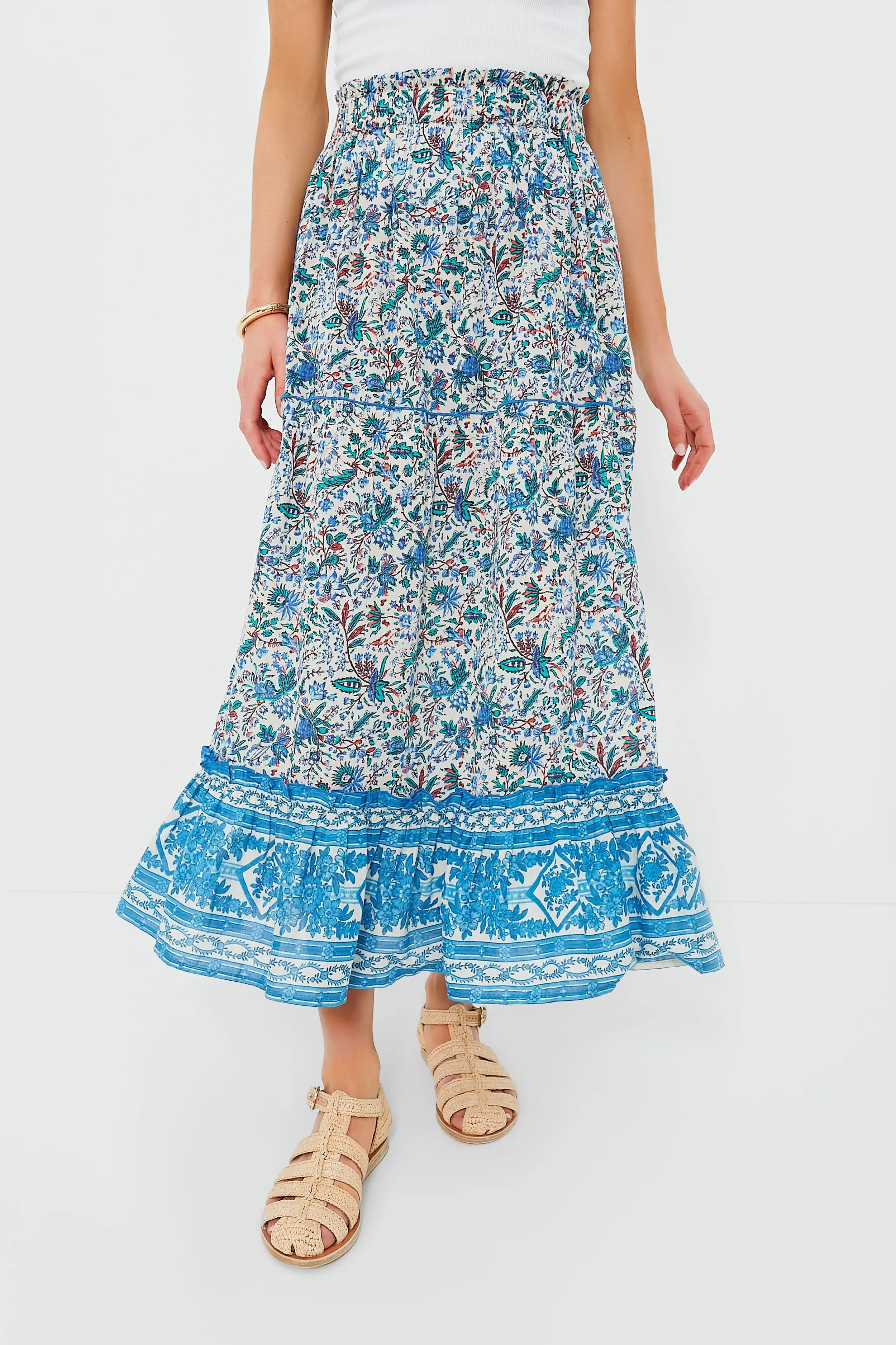 Cornflower Whimsy Prado Skirt sold by Tuckernuck