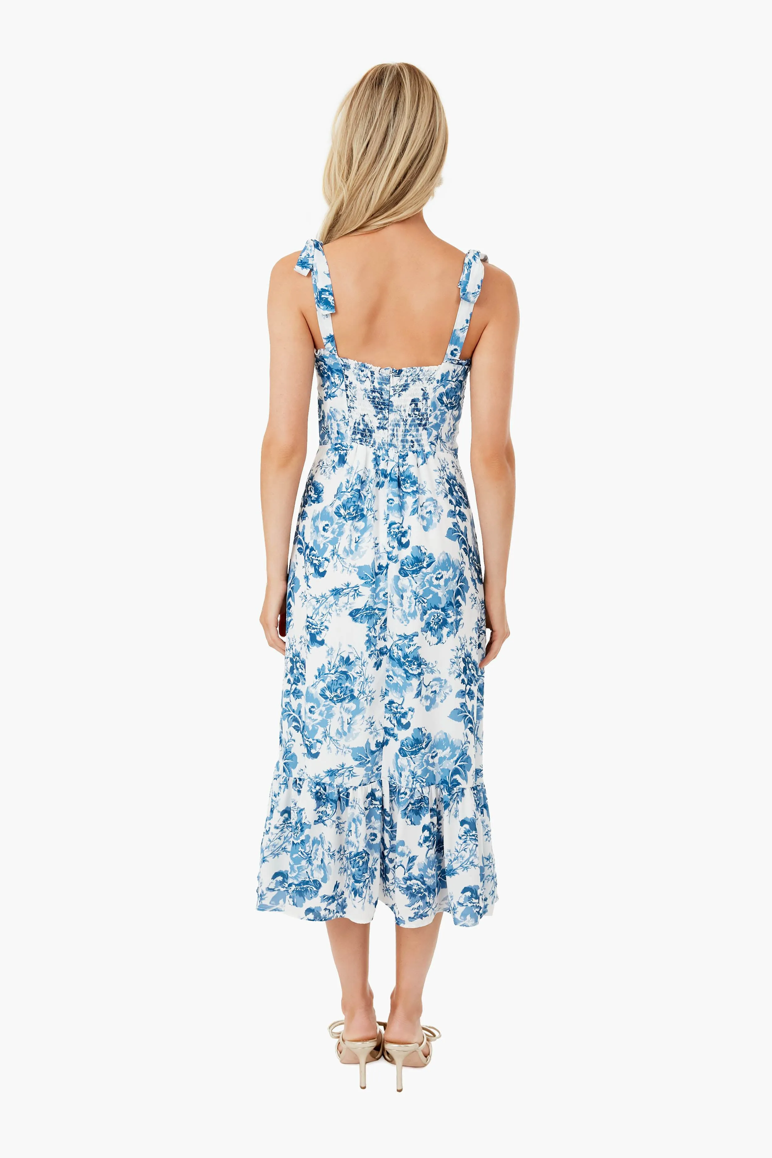 Blue Floral Toile De Jouy sold by Tuckernuck product image thumbnail 4