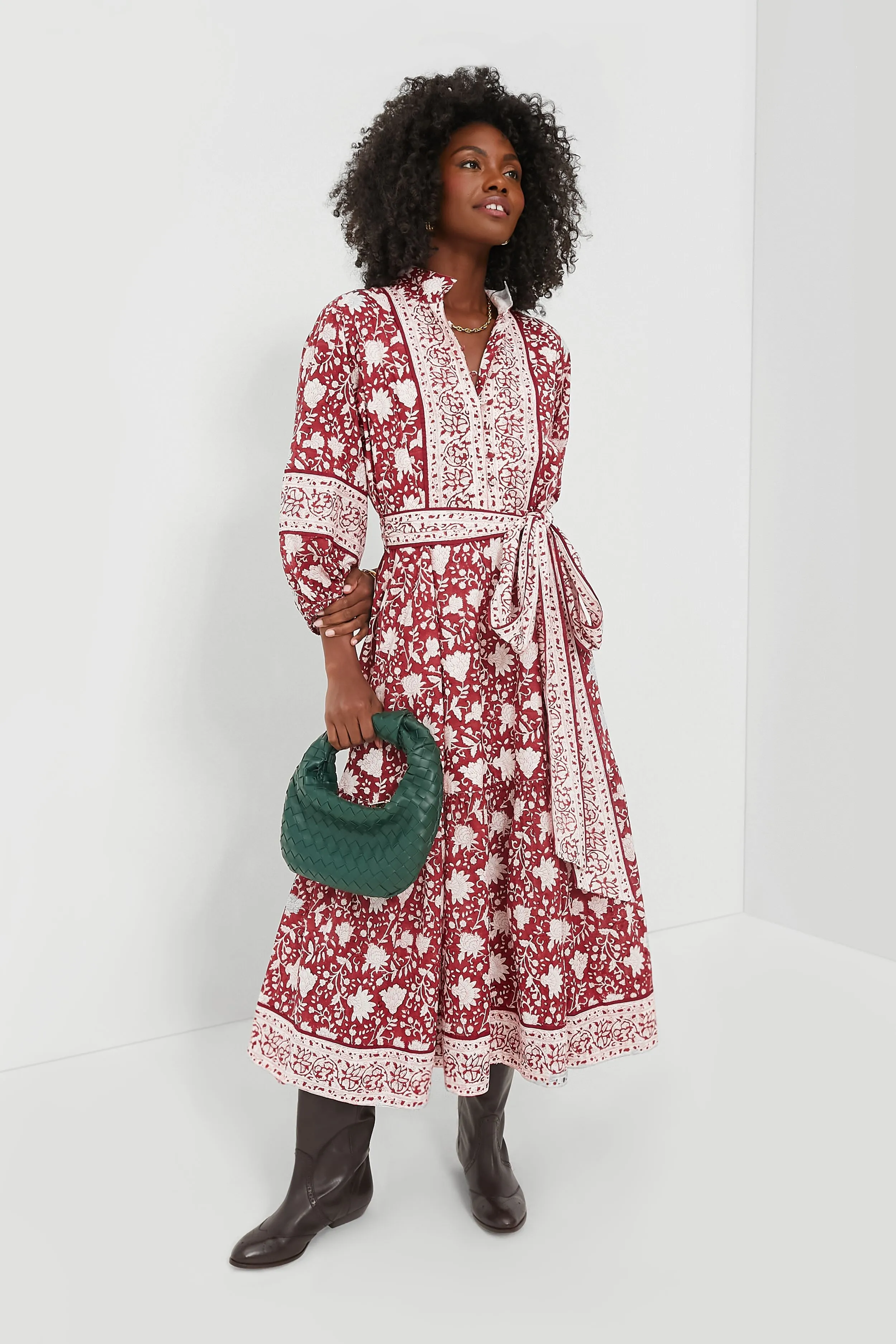 Exclusive Red Flounce Dress sold by Tuckernuck product image thumbnail 2