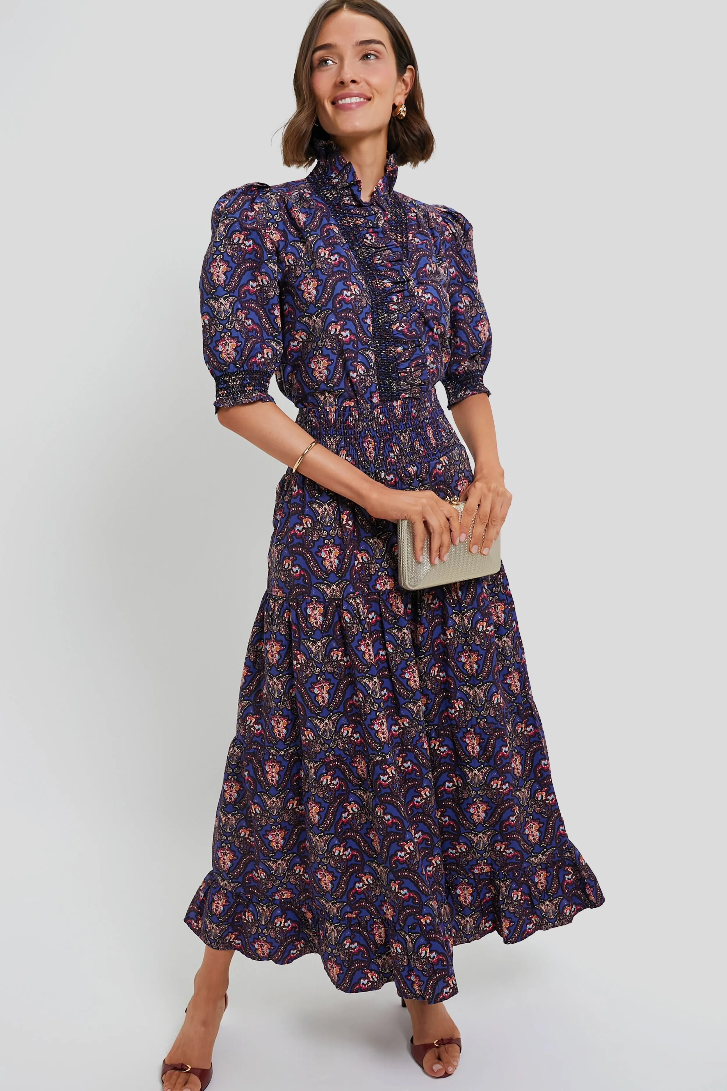 Gold Chica Metallic Textured Clutch sold by Tuckernuck product image thumbnail 3