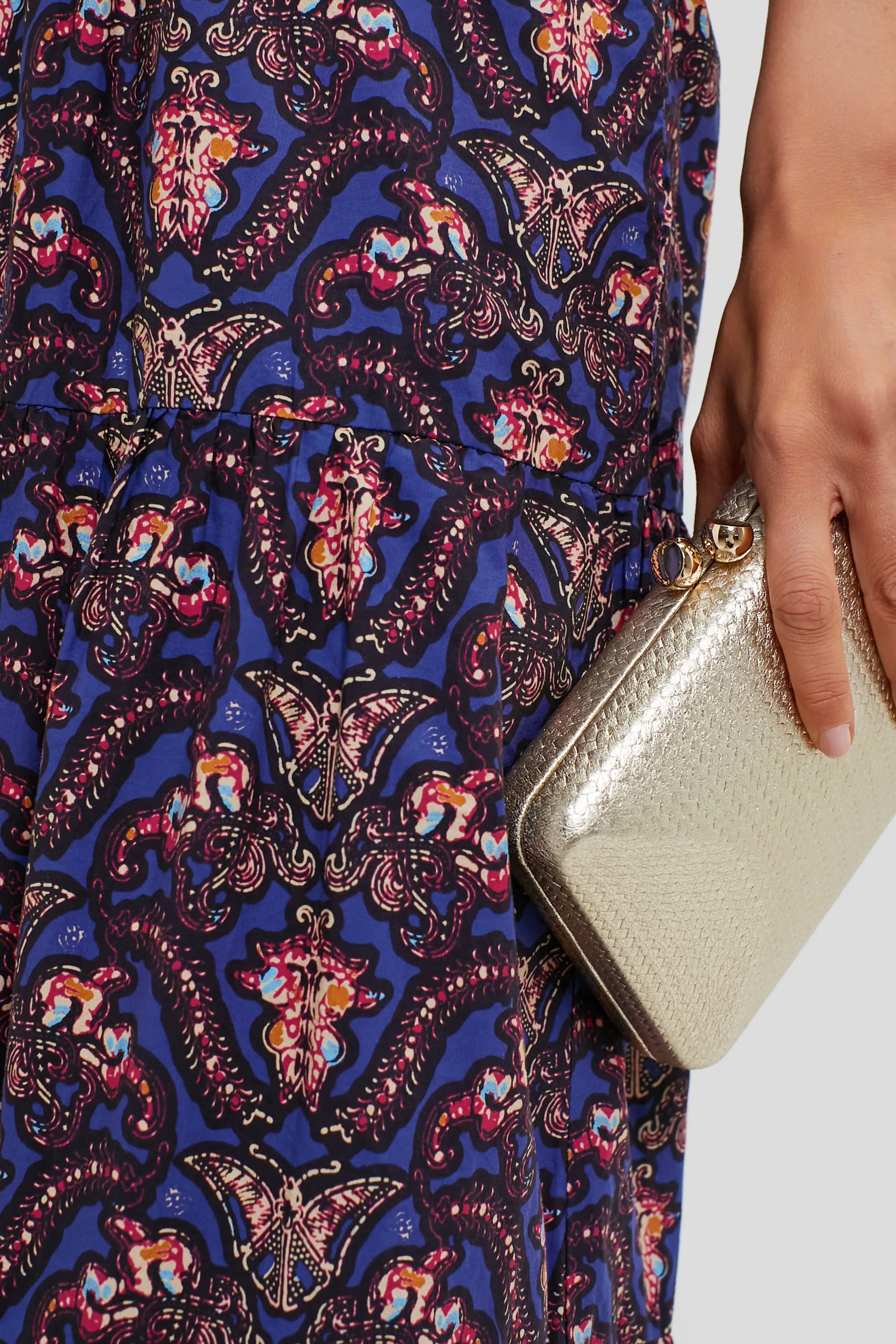 Gold Chica Metallic Textured Clutch sold by Tuckernuck product image thumbnail 4