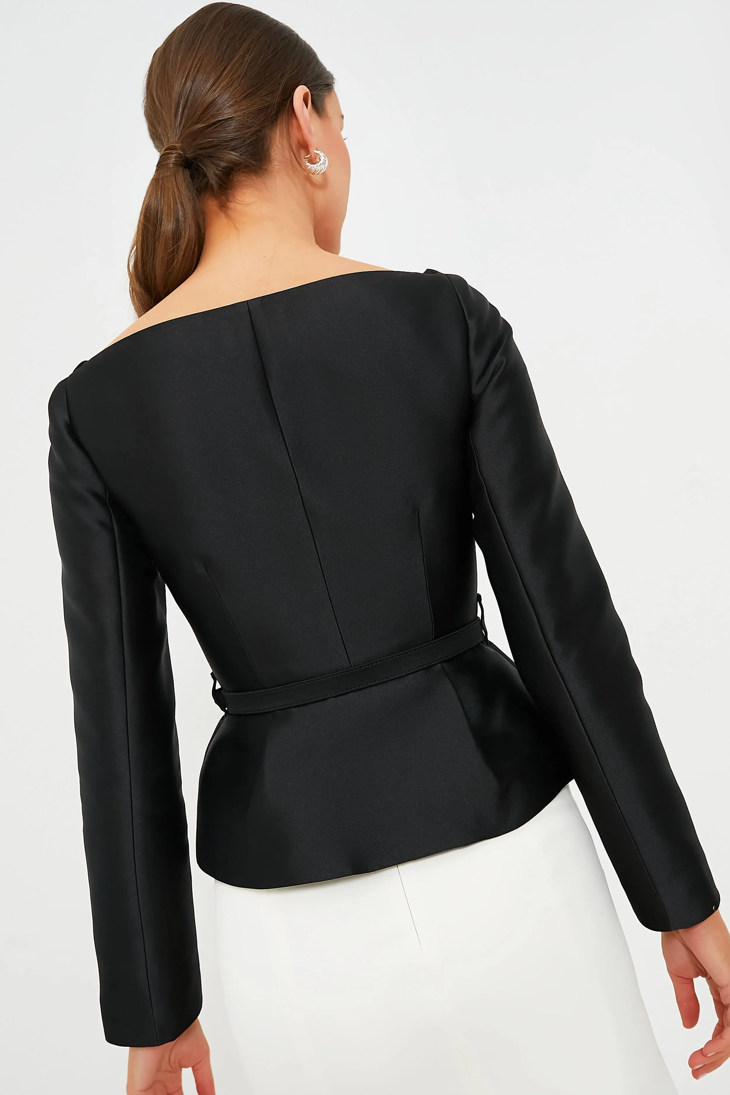Black Taffeta Jacket sold by Tuckernuck product image thumbnail 4