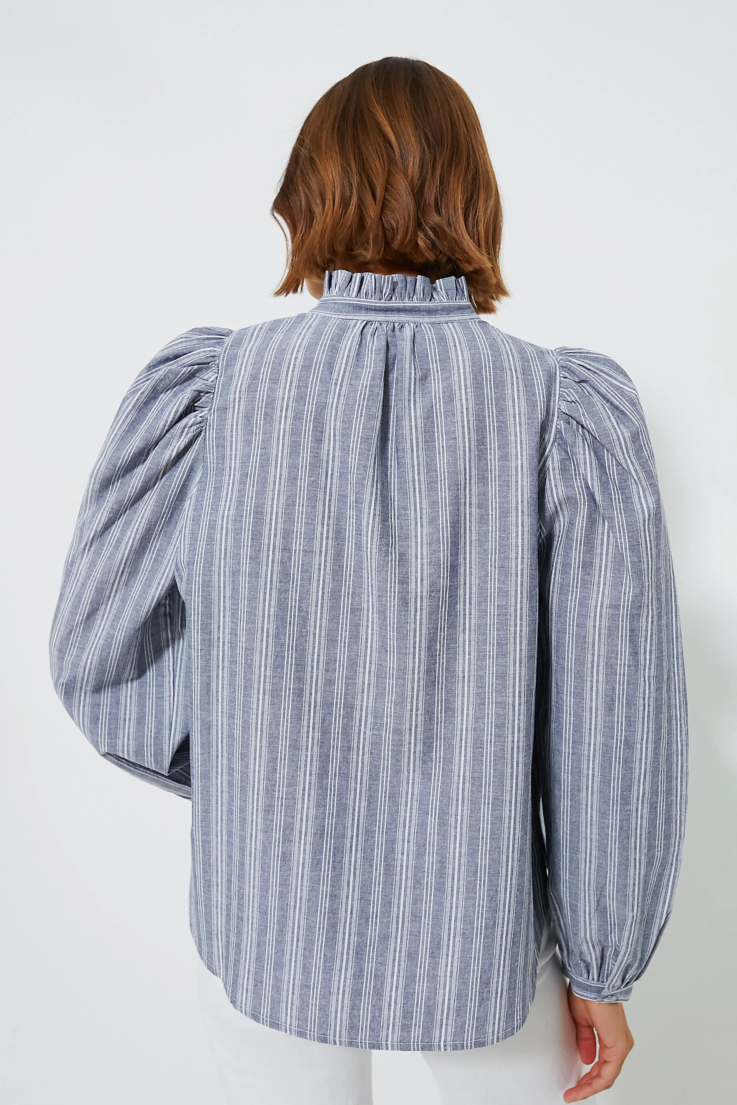 Denim Stripe Cosette Button Down sold by Tuckernuck product image thumbnail 4