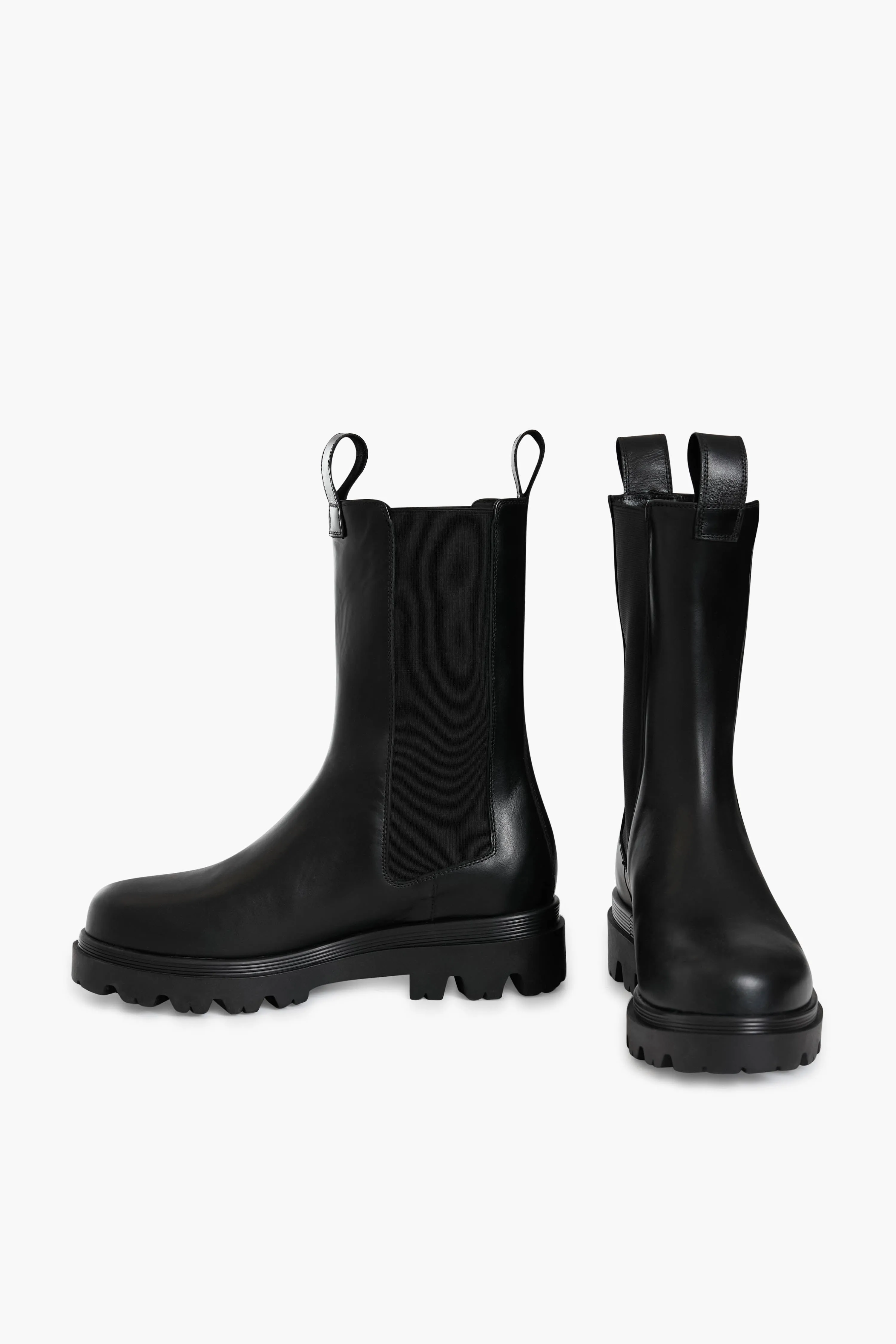 Black Leather Lia Boots sold by Tuckernuck product image thumbnail 4
