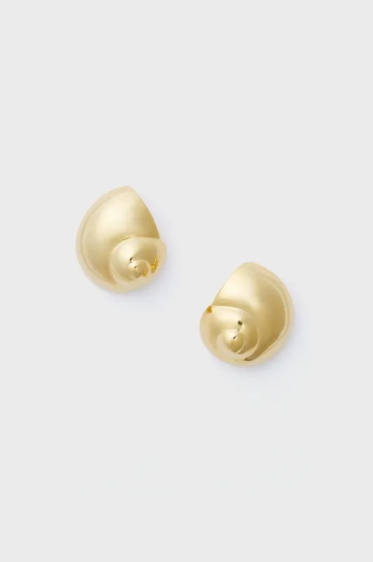 Gold Natica Stud Earrings sold by Tuckernuck