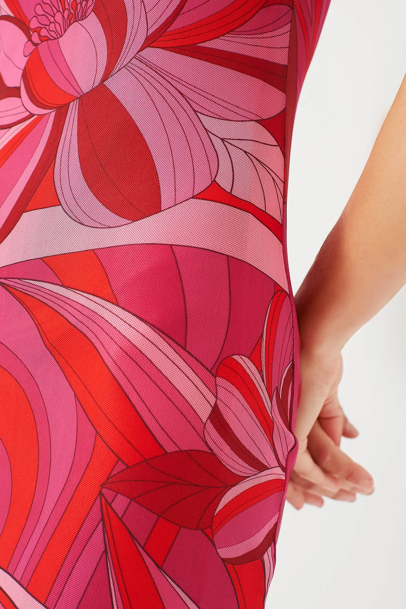 Endless Summer Red Tulle Midi Dress sold by Tuckernuck product image thumbnail 5